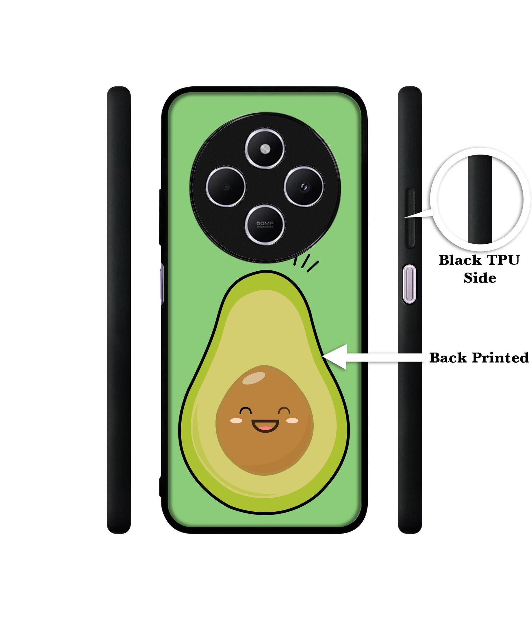 Avocados Design Designer 2D Printed Back Case Cover for Mi Redmi A4 5G / 14C 5G / 14R 5G / Poco C75 5G