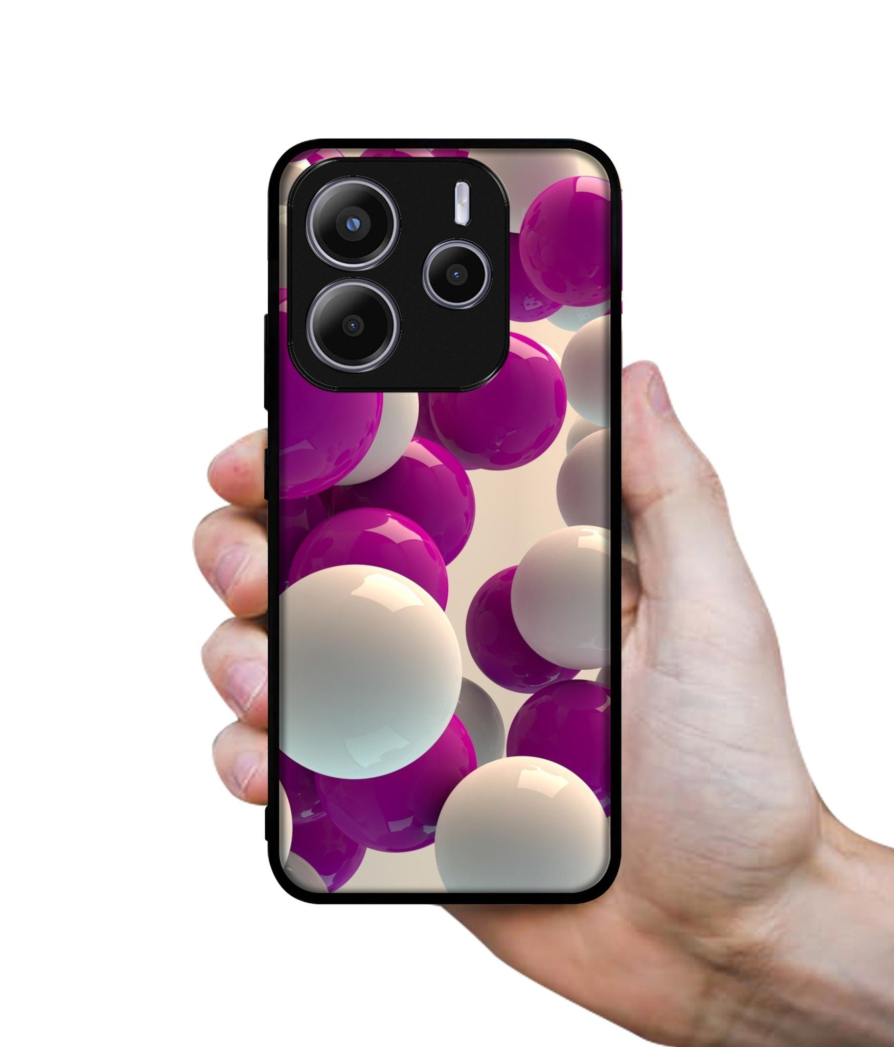 3D Balloons Design Designer 2D Printed Back Case Cover for Mi Redmi Note 14 5G