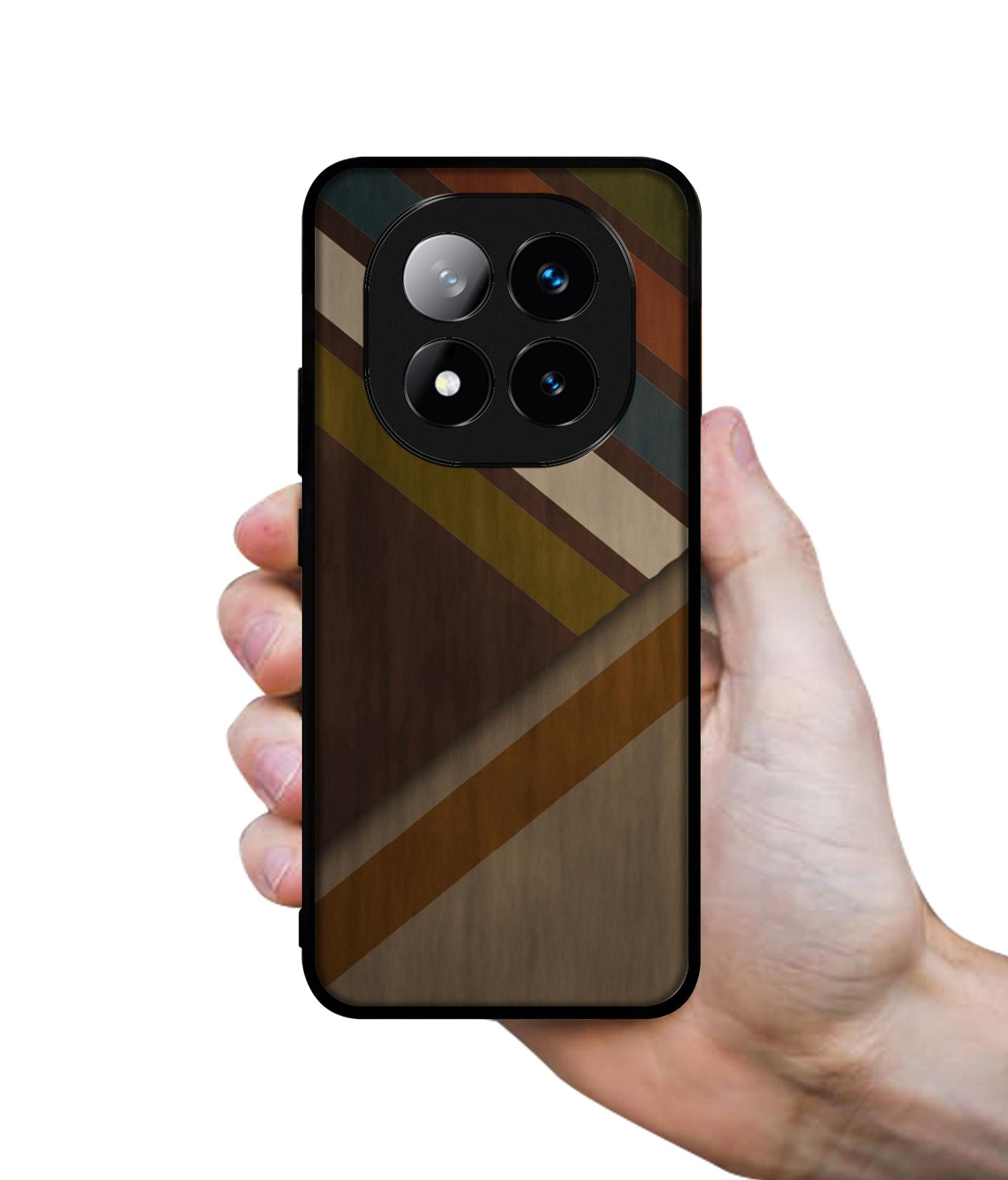 Colorful Wooden Pattern Design Designer 2D Printed Back Case Cover for Mi Redmi Note 14 Pro 5G