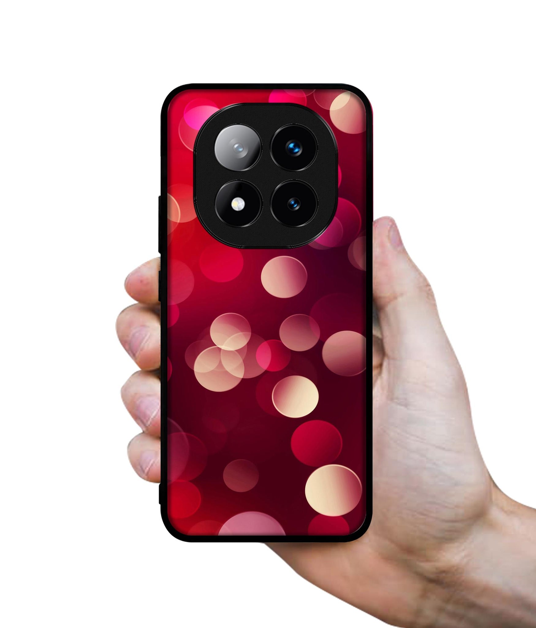 3D Circles Design Designer 2D Printed Back Case Cover for Mi Redmi Note 14 Pro 5G