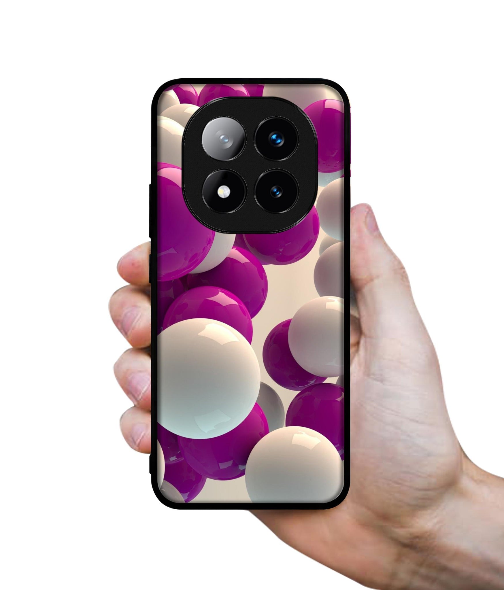 3D Balloons Design Designer 2D Printed Back Case Cover for Mi Redmi Note 14 Pro 5G