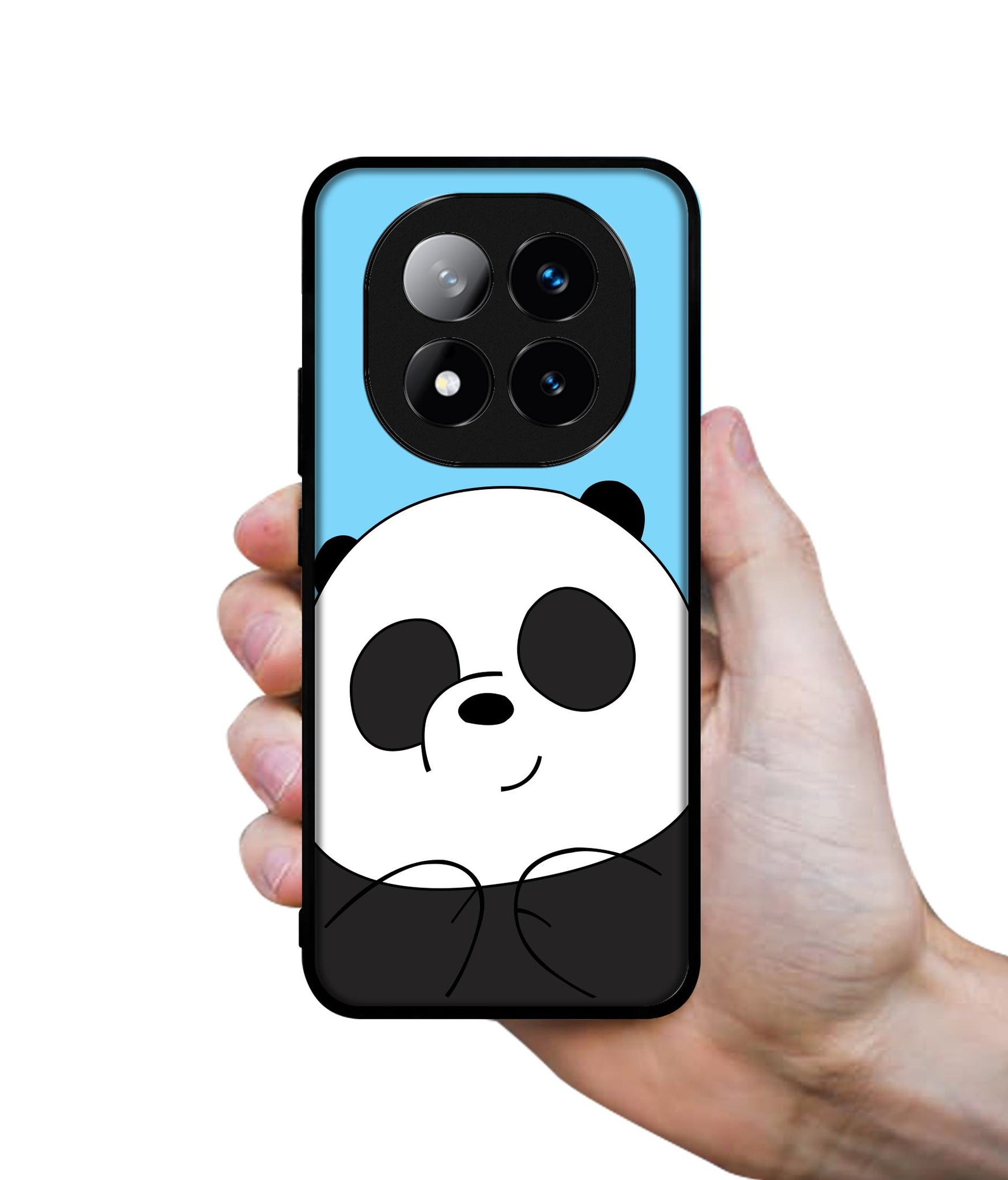 Cute Panda Design Designer 2D Printed Back Case Cover for Mi Redmi Note 14 Pro 5G