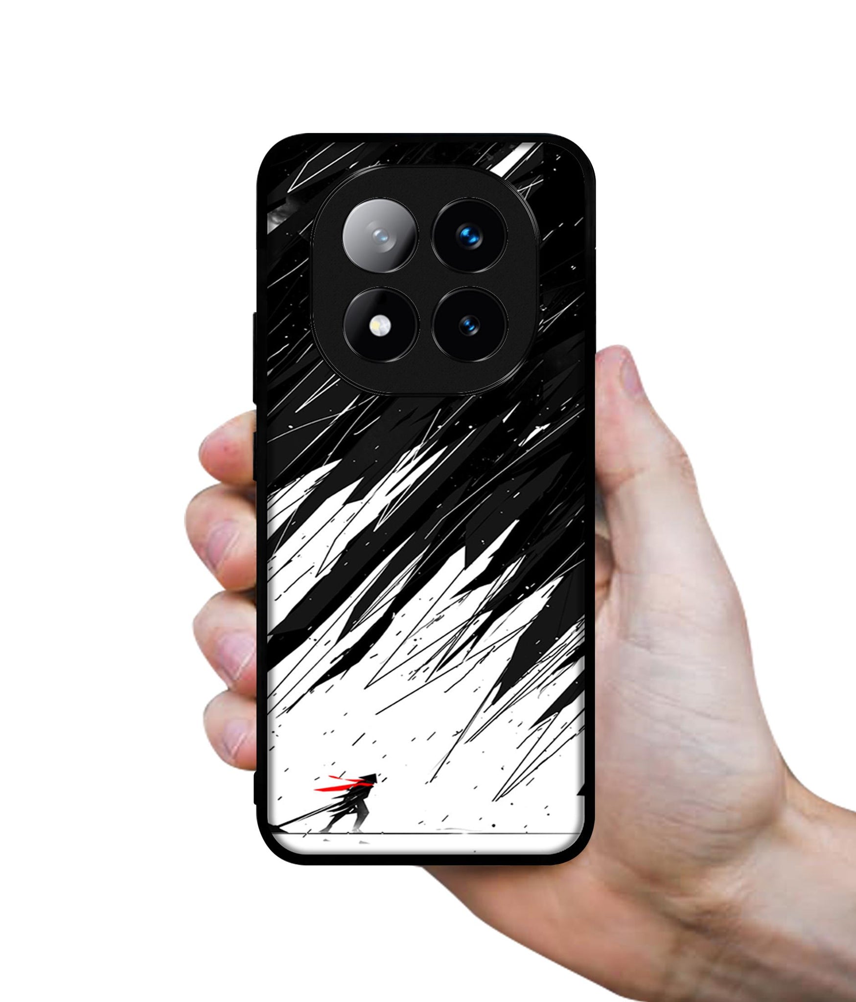 Geometric Strom Design Designer 2D Printed Back Case Cover for Mi Redmi Note 14 Pro Plus 5G