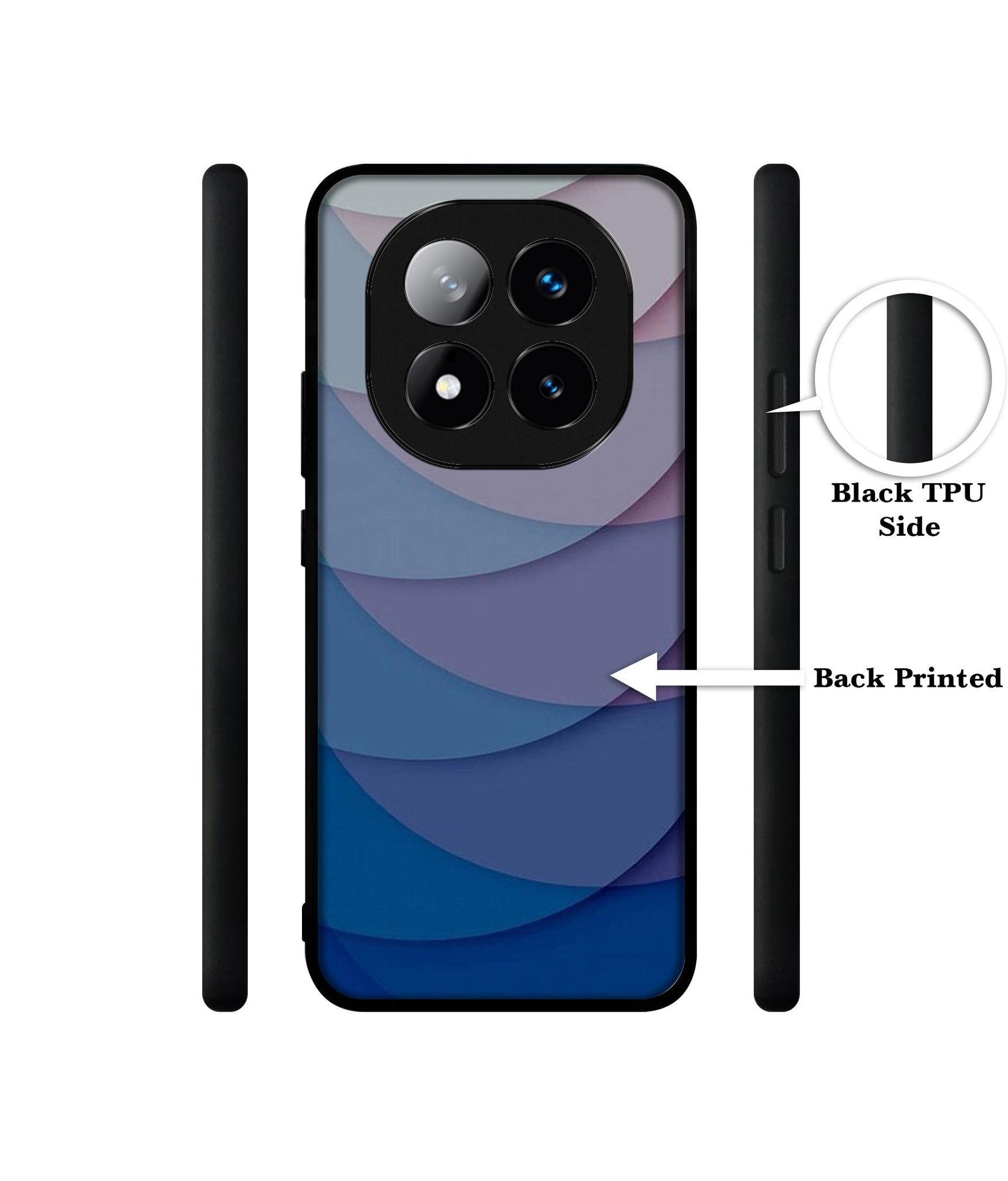 Waves Pattern Print Design Designer 2D Printed Back Case Cover for Mi Redmi Note 14 Pro Plus 5G