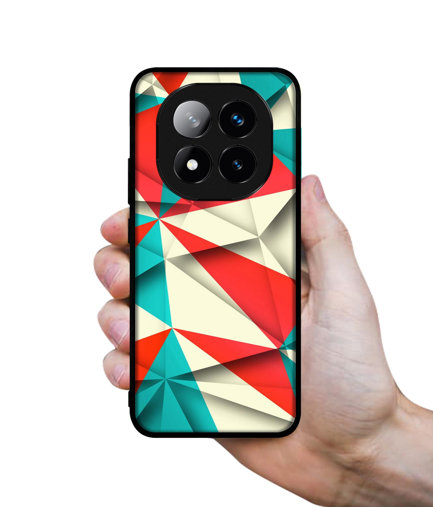 Red Blue White Pattern Design Designer 2D Printed Back Case Cover for Mi Redmi Note 14 Pro Plus 5G