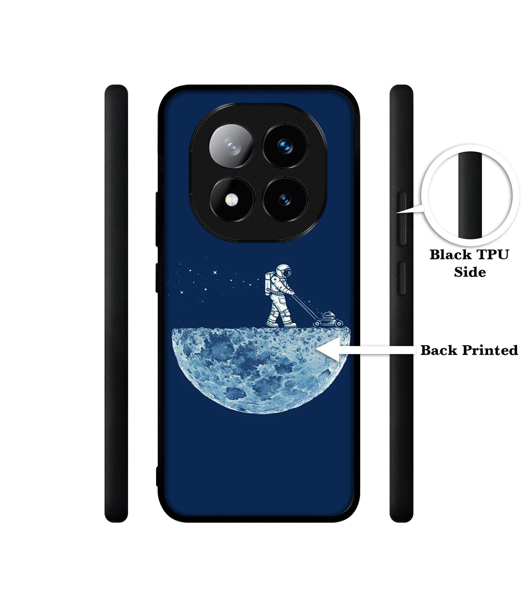 Moon Walk Design Designer 2D Printed Back Case Cover for Mi Redmi Note 14 Pro Plus 5G