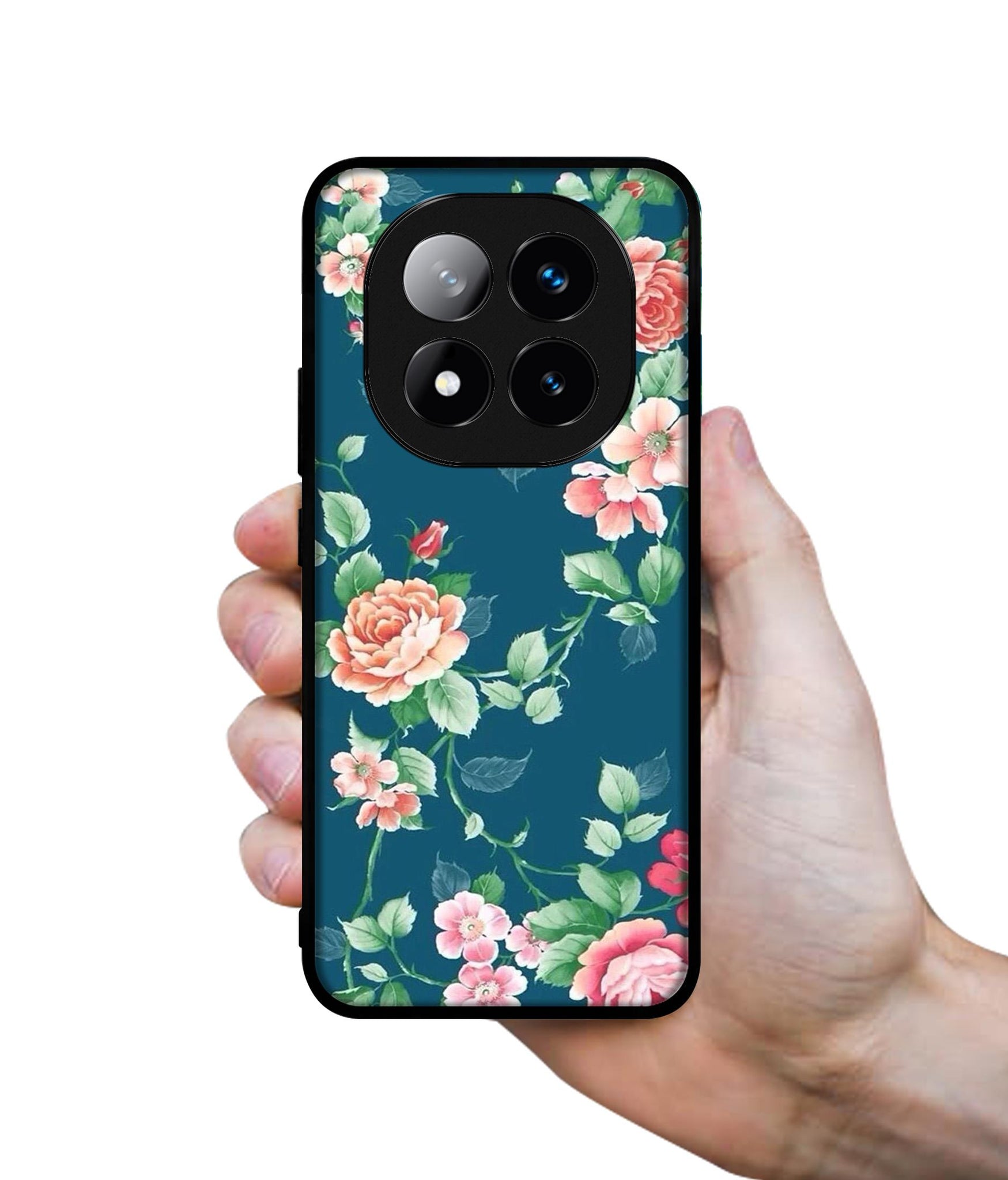 Vintage Floral Design Designer 2D Printed Back Case Cover for Mi Redmi Note 14 Pro Plus 5G