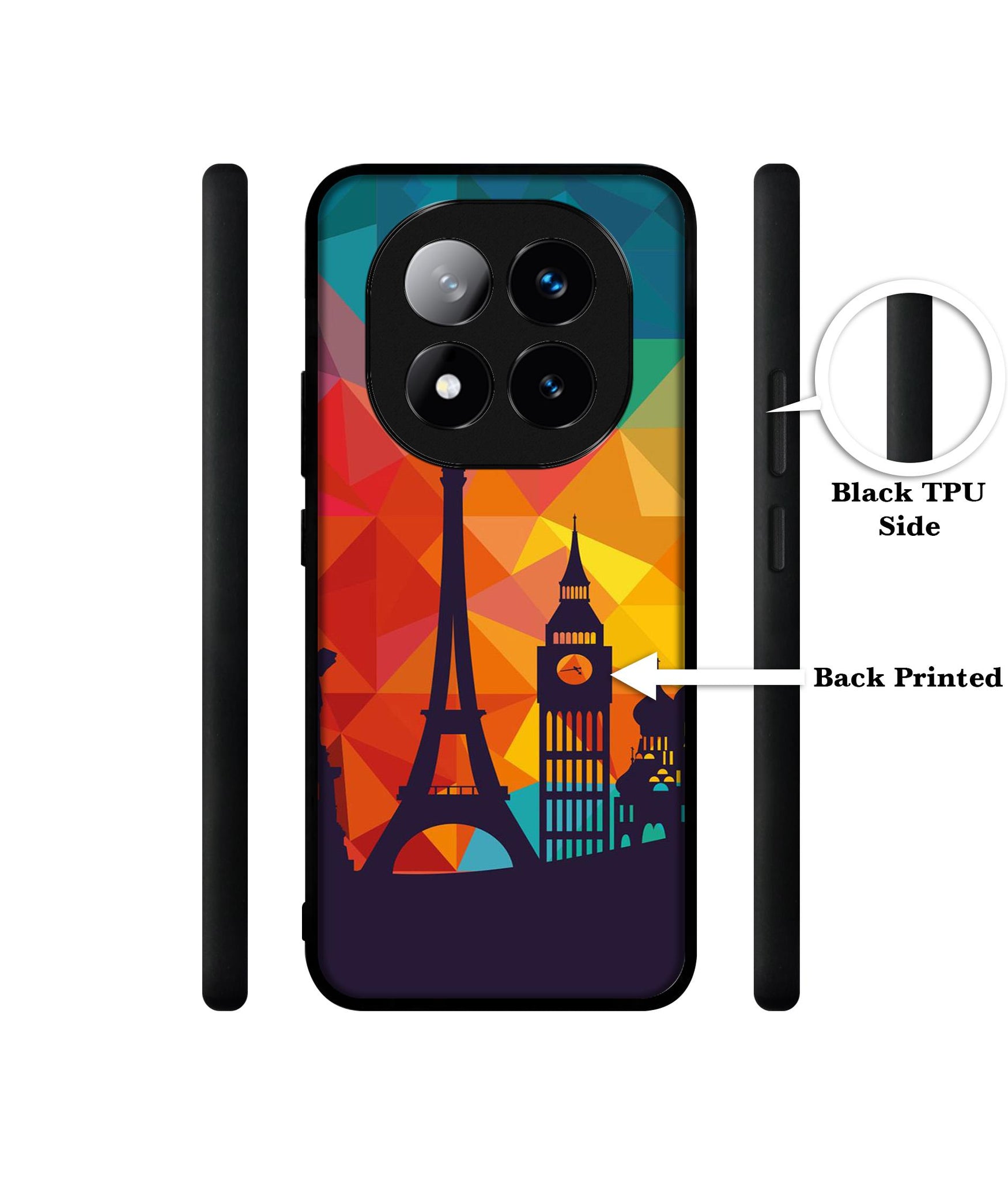 Colored Paris Design Designer 2D Printed Back Case Cover for Mi Redmi Note 14 Pro Plus 5G