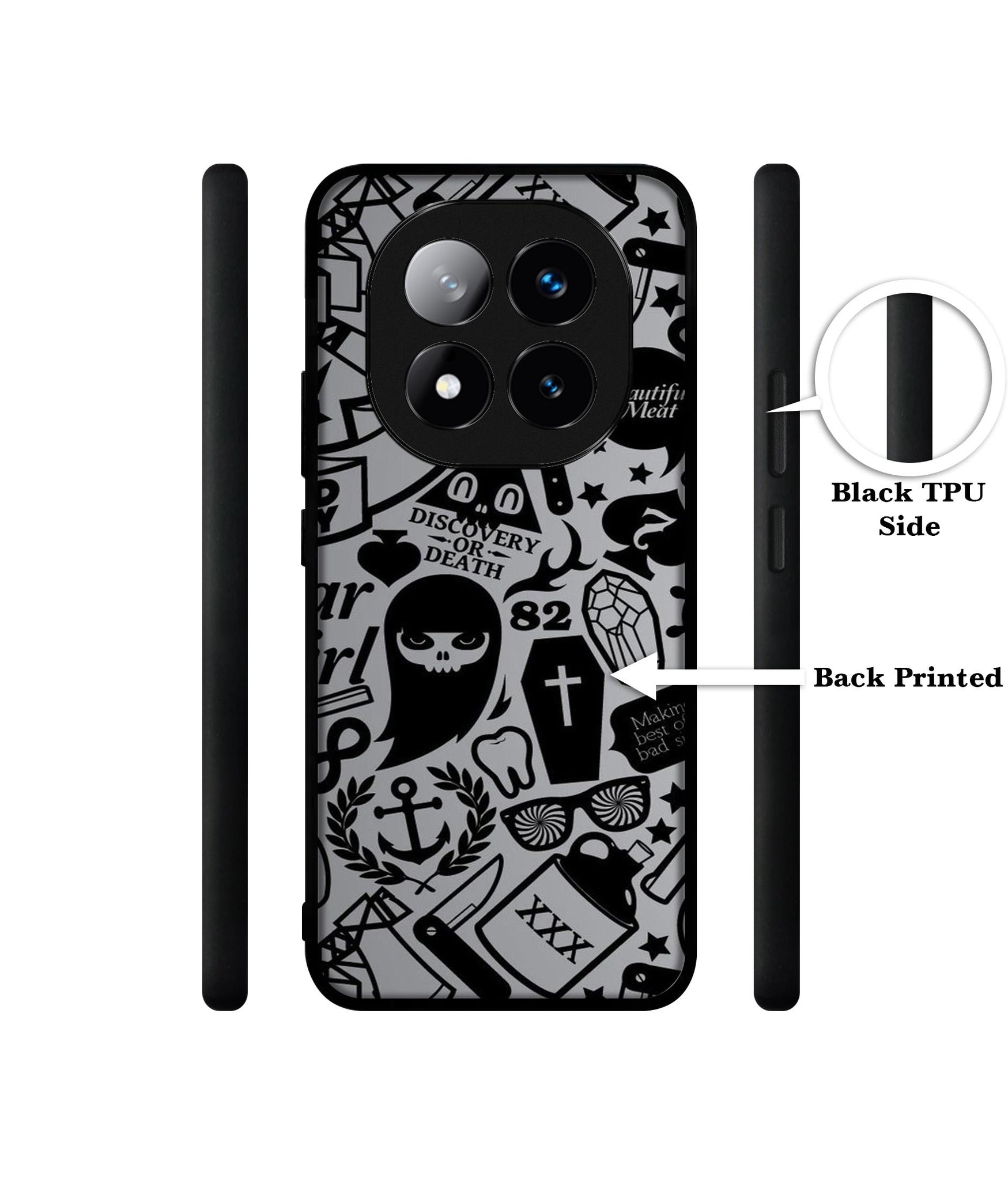 Discover Or Death Design Designer 2D Printed Back Case Cover for Mi Redmi Note 14 Pro Plus 5G