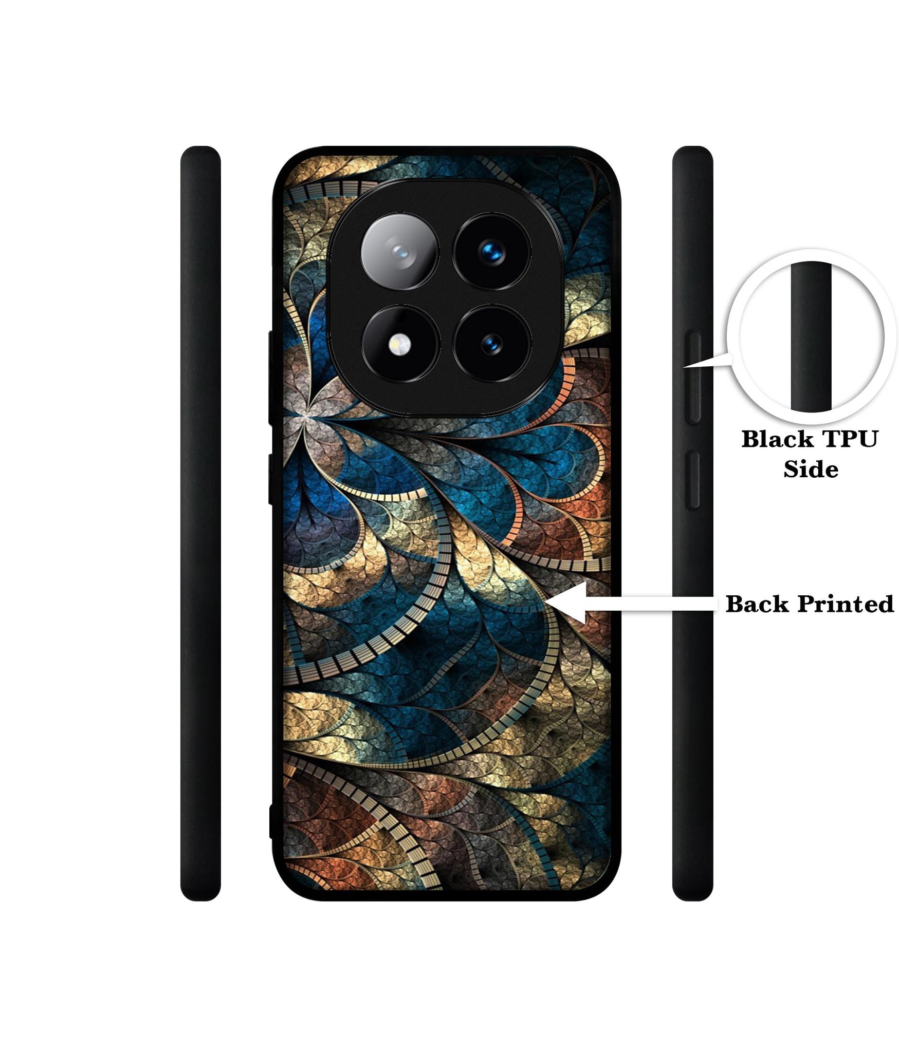 Fractional Pattern Design Designer 2D Printed Back Case Cover for Mi Redmi Note 14 Pro Plus 5G