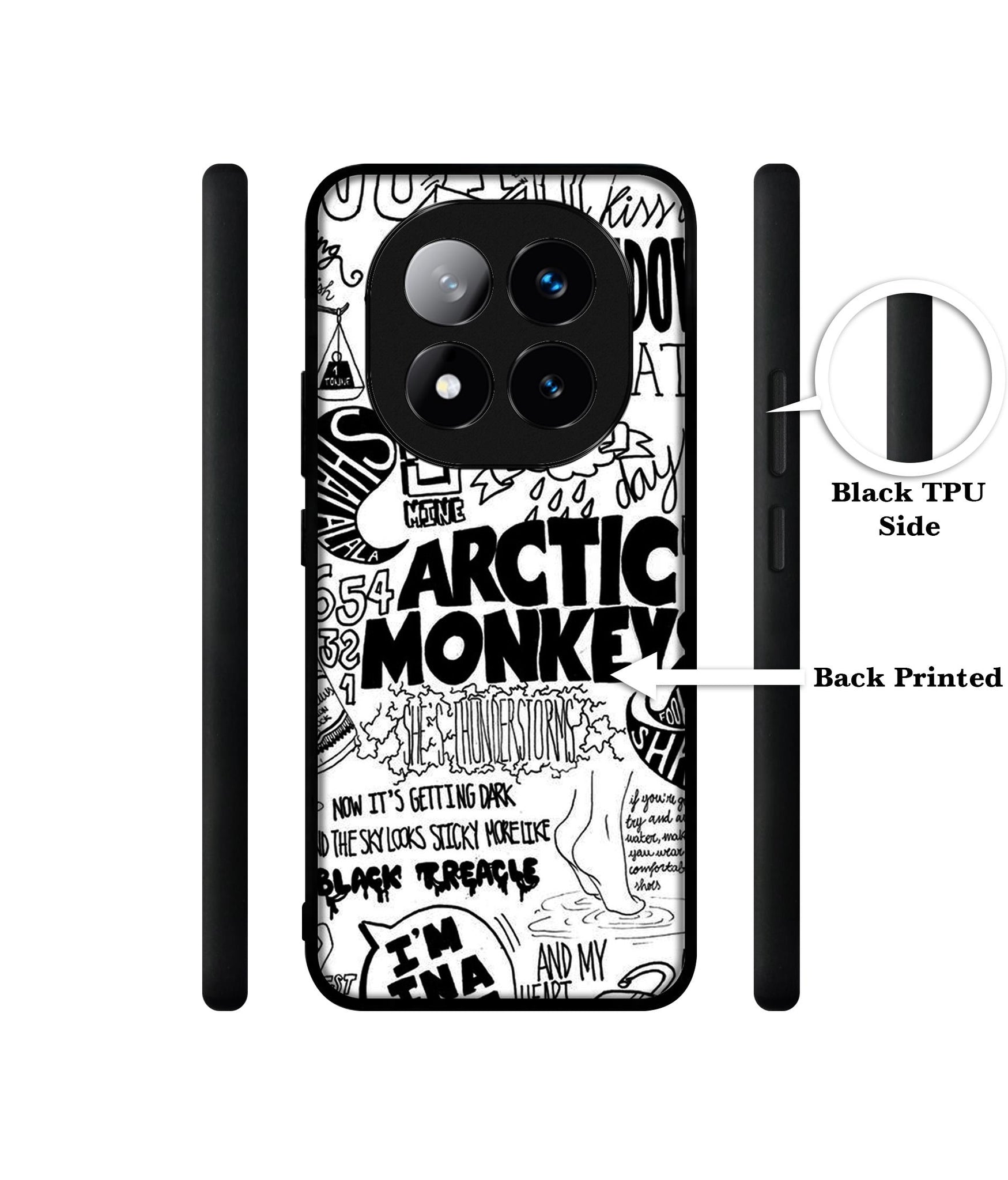Arctic Monkeys Pattern Design Designer 2D Printed Back Case Cover for Mi Redmi Note 14 Pro Plus 5G