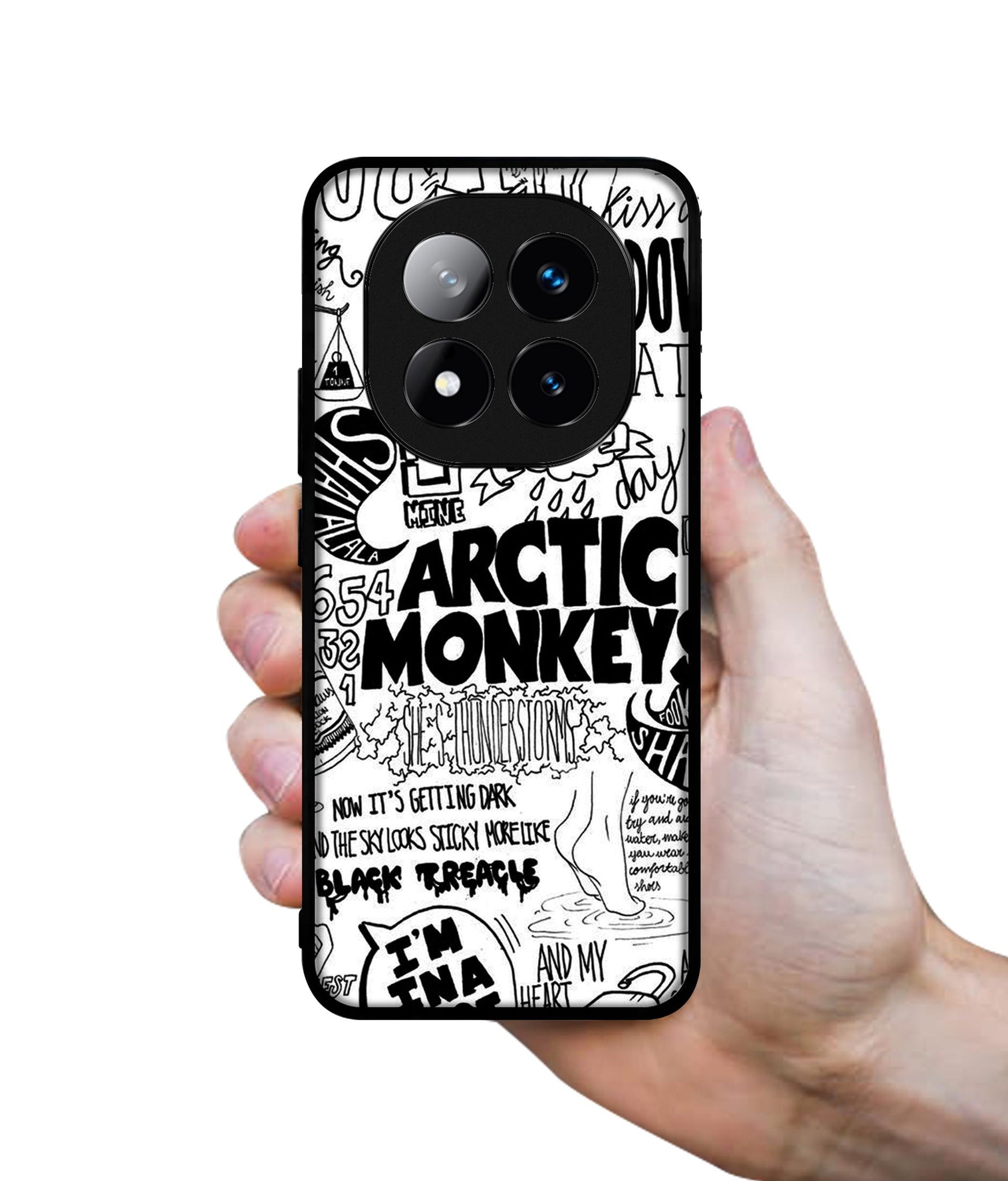 Arctic Monkeys Pattern Design Designer 2D Printed Back Case Cover for Mi Redmi Note 14 Pro Plus 5G
