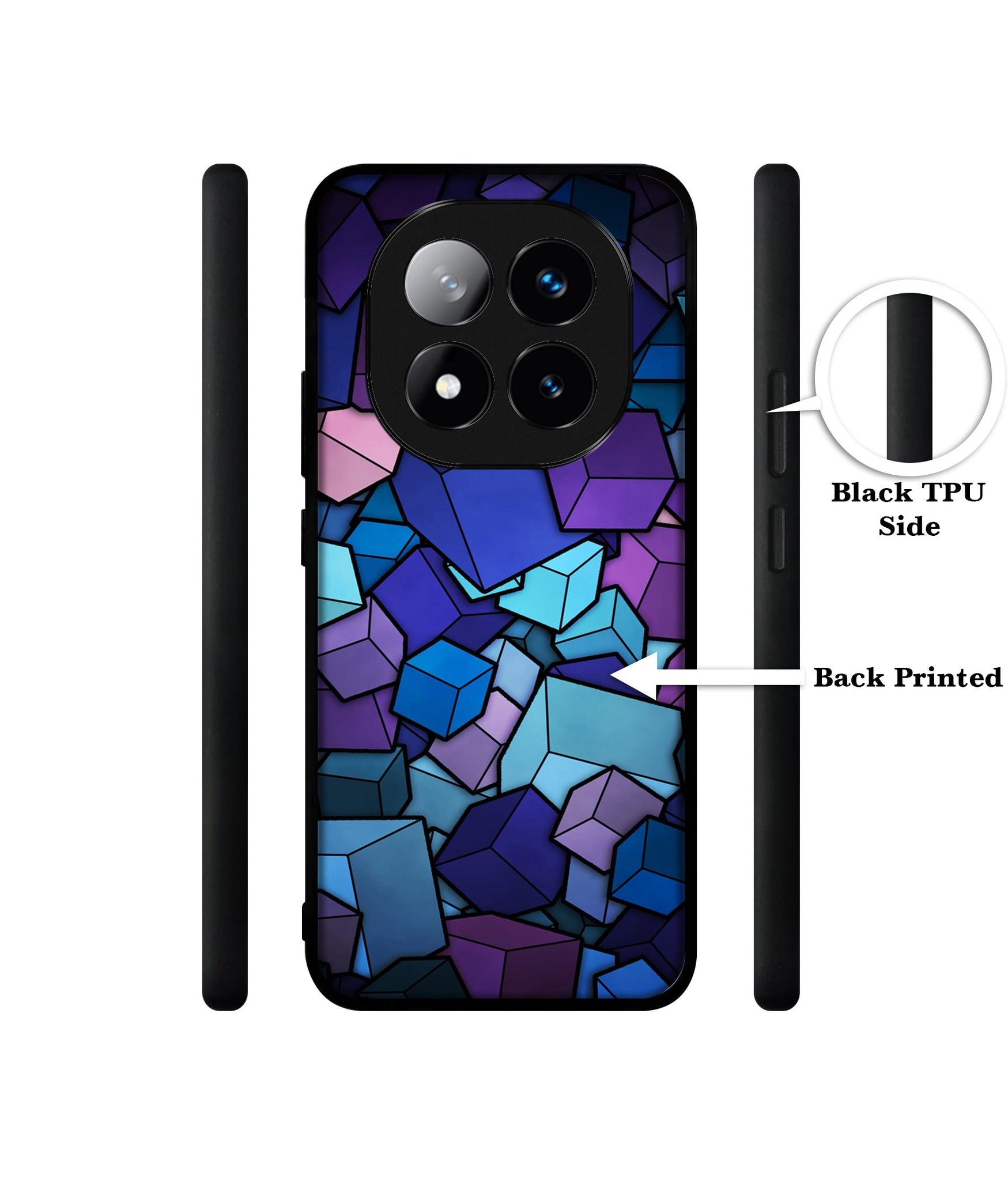 Color Box Design Designer 2D Printed Back Case Cover for Mi Redmi Note 14 Pro Plus 5G