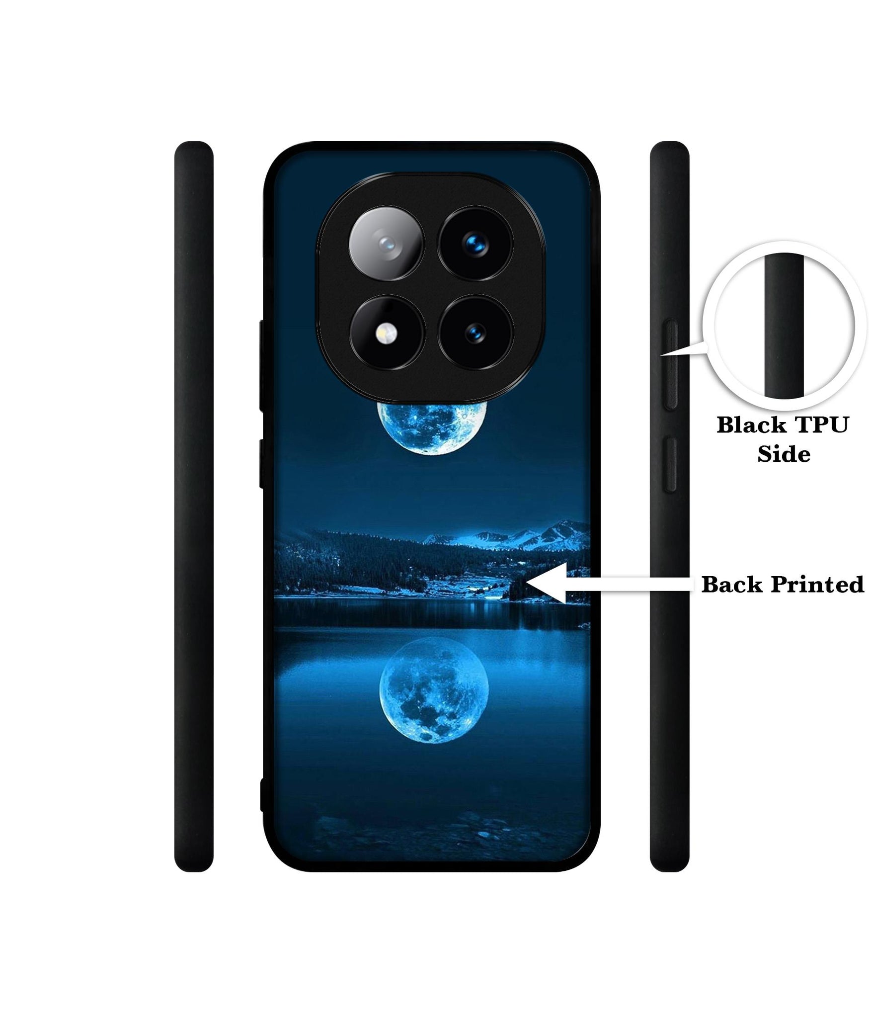 Moon Pattern Print Design Designer 2D Printed Back Case Cover for Mi Redmi Note 14 Pro Plus 5G