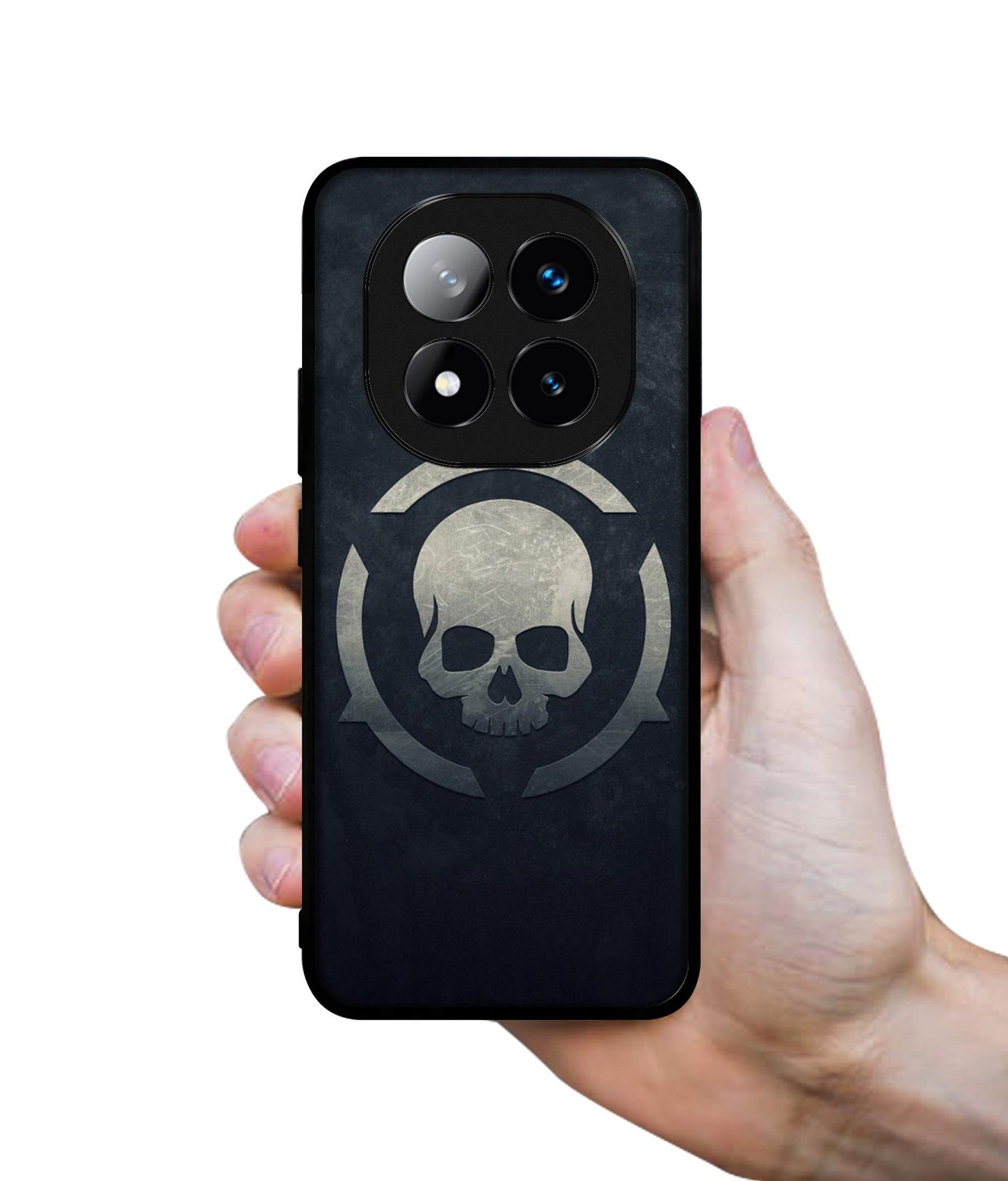 Skull Pattern Print Design Designer 2D Printed Back Case Cover for Mi Redmi Note 14 Pro Plus 5G