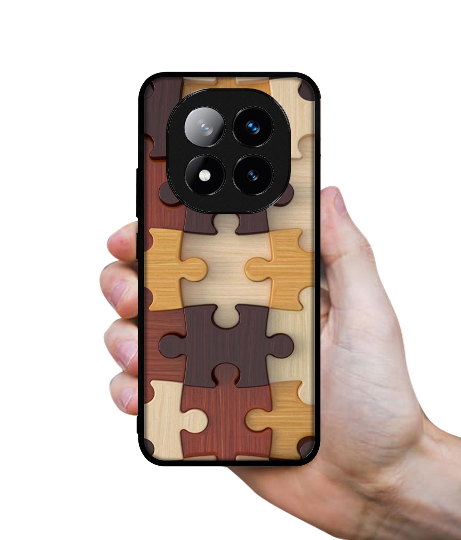 Puzzle Pattern Design Designer 2D Printed Back Case Cover for Mi Redmi Note 14 Pro Plus 5G