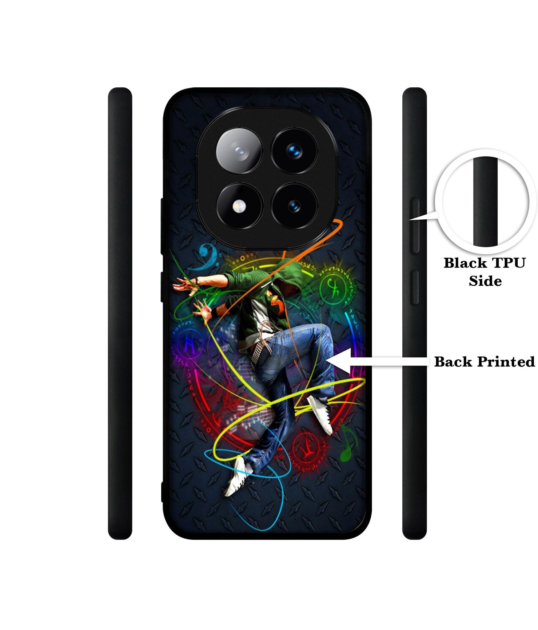 Boy With Music Design Designer 2D Printed Back Case Cover for Mi Redmi Note 14 Pro Plus 5G