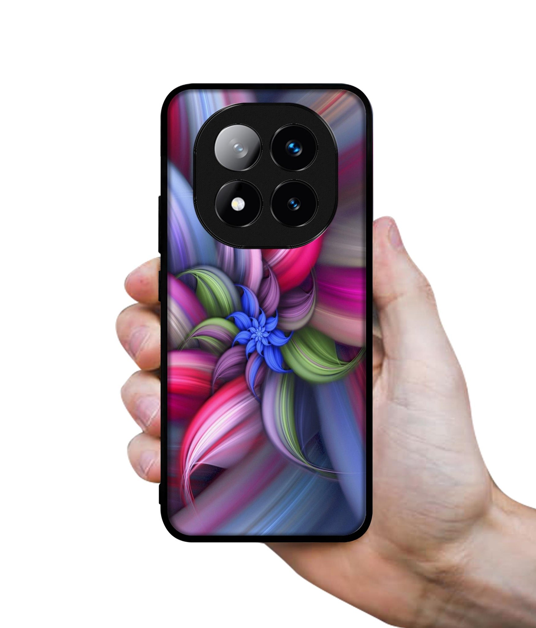 Colorful Flower Design Designer 2D Printed Back Case Cover for Mi Redmi Note 14 Pro Plus 5G