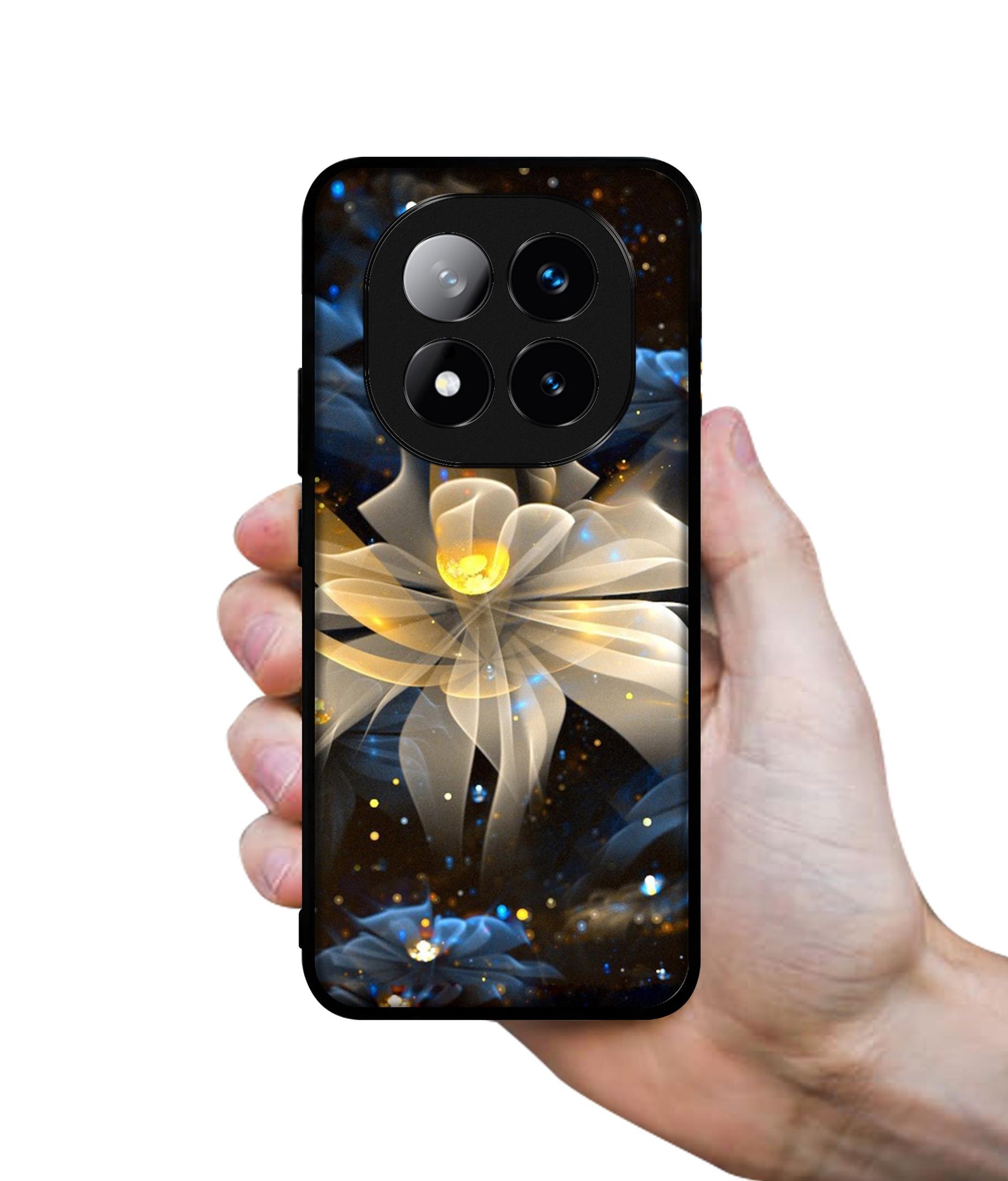 Art Flower Design Designer 2D Printed Back Case Cover for Mi Redmi Note 14 Pro Plus 5G