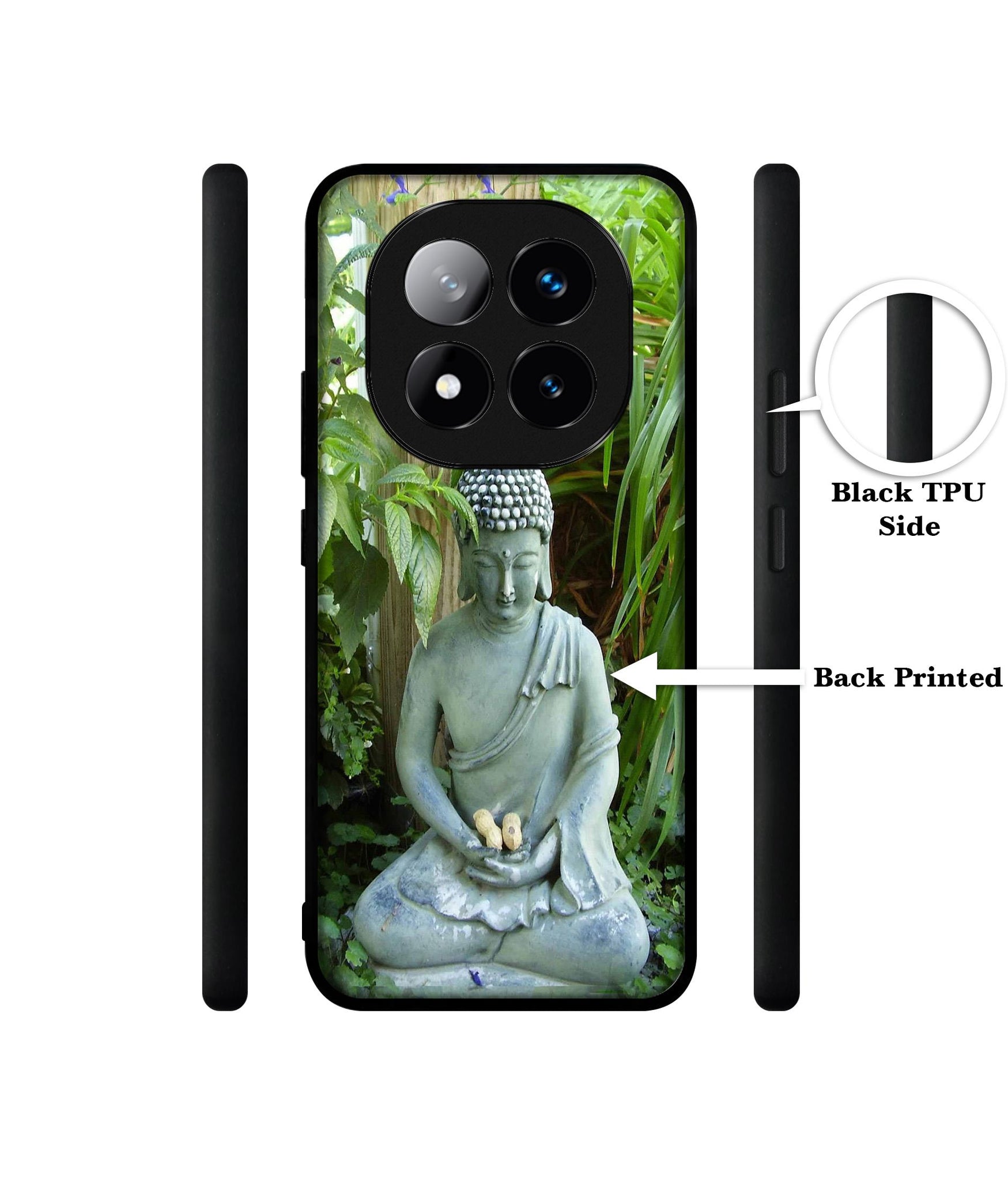 Buddhism Design Designer 2D Printed Back Case Cover for Mi Redmi Note 14 Pro Plus 5G