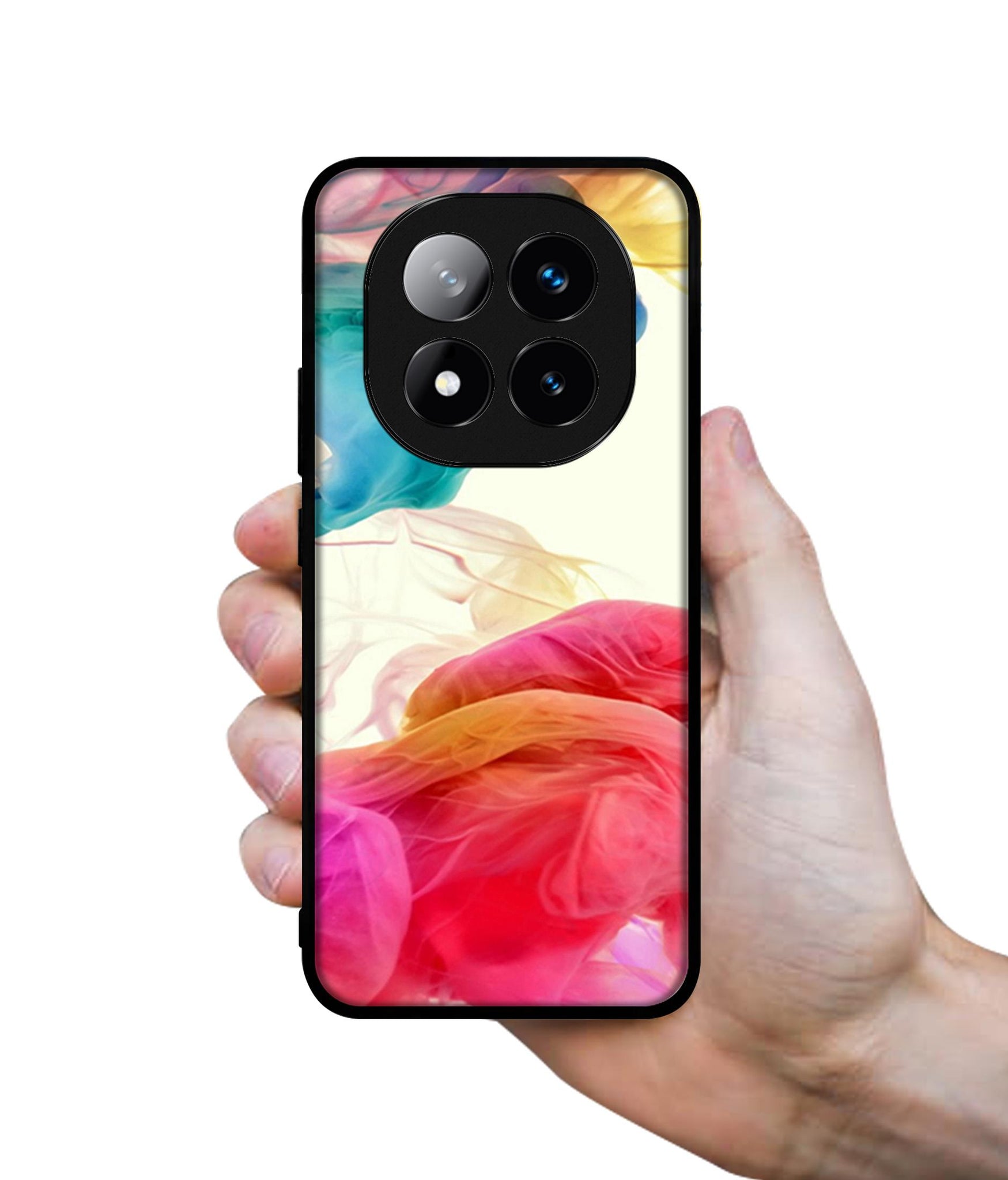 Colored Smoke Design Designer 2D Printed Back Case Cover for Mi Redmi Note 14 Pro Plus 5G