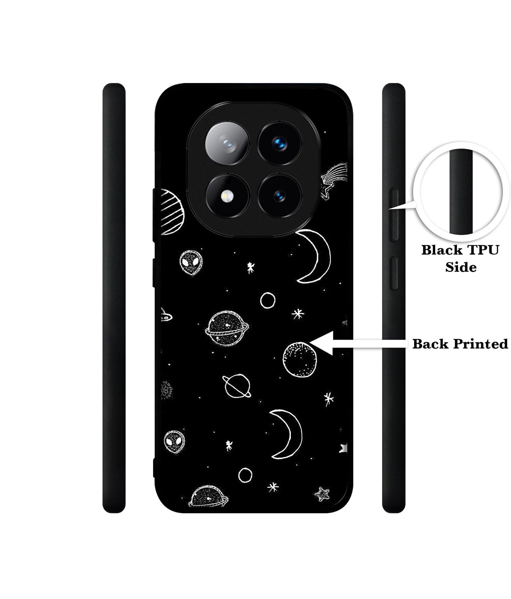 Space Stars Universe Design Designer 2D Printed Back Case Cover for Mi Redmi Note 14 Pro Plus 5G