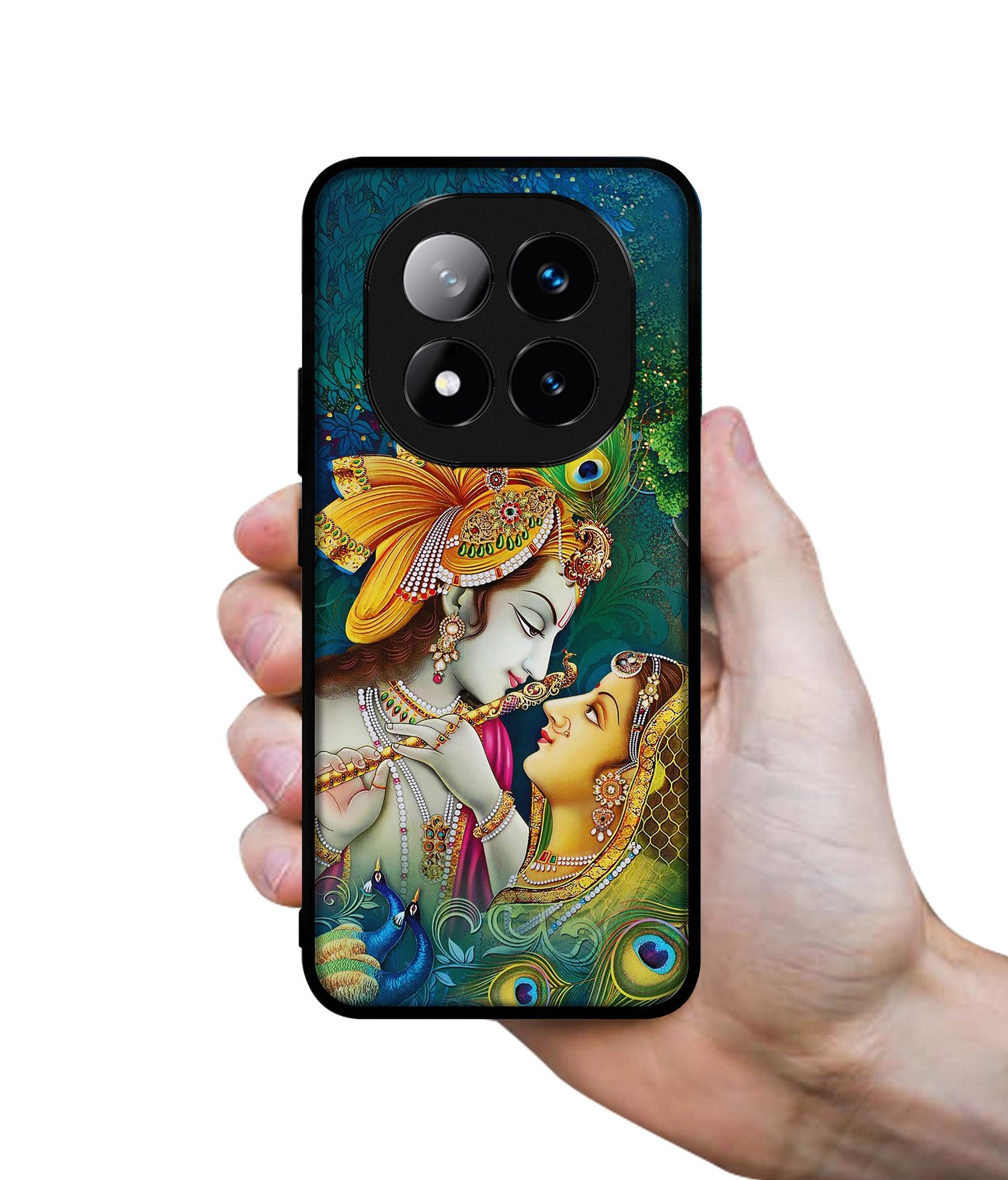 Radha Kishan Love Design Designer 2D Printed Back Case Cover for Mi Redmi Note 14 Pro Plus 5G