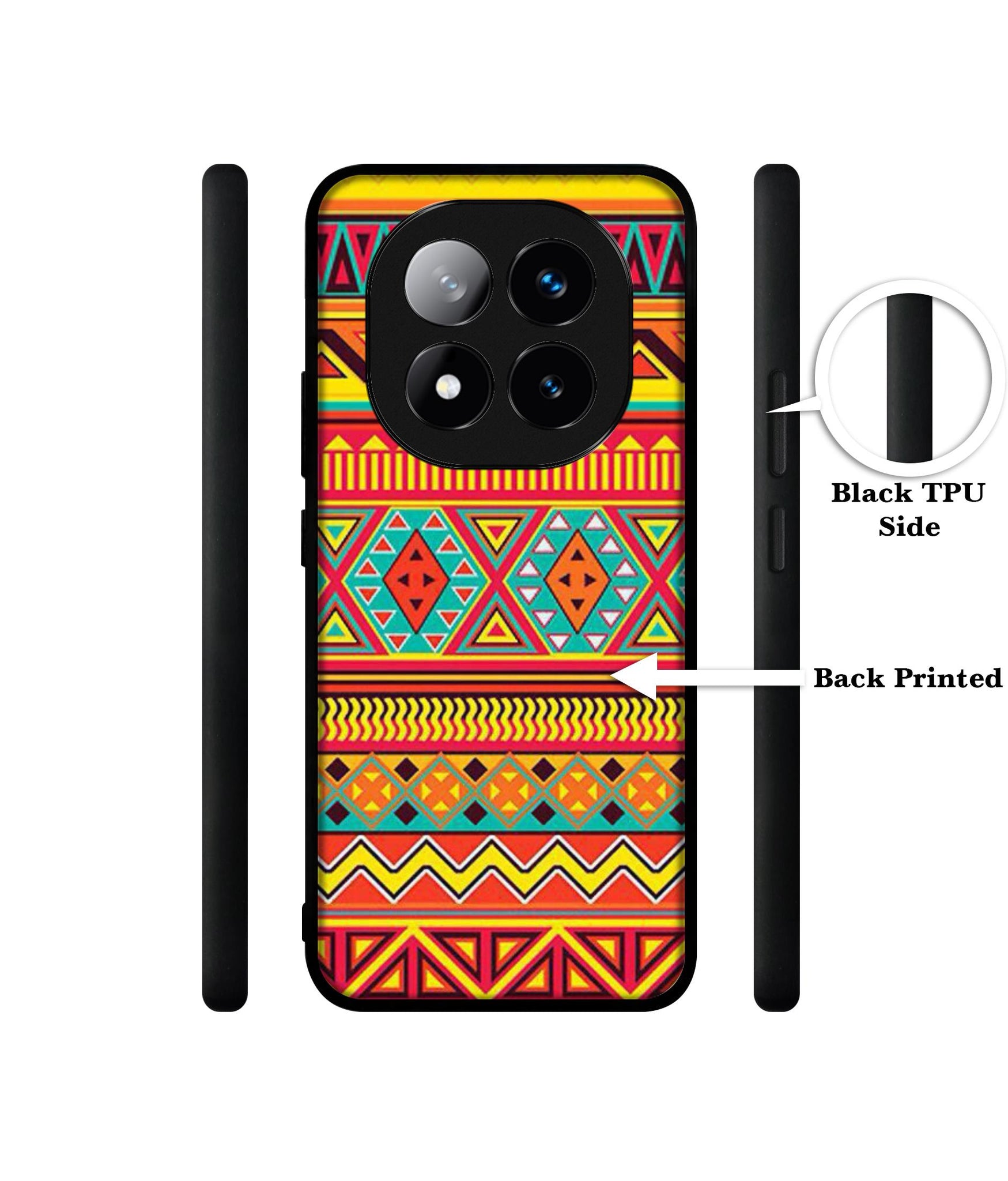 Artistic Rangoli Design Designer 2D Printed Back Case Cover for Mi Redmi Note 14 Pro Plus 5G