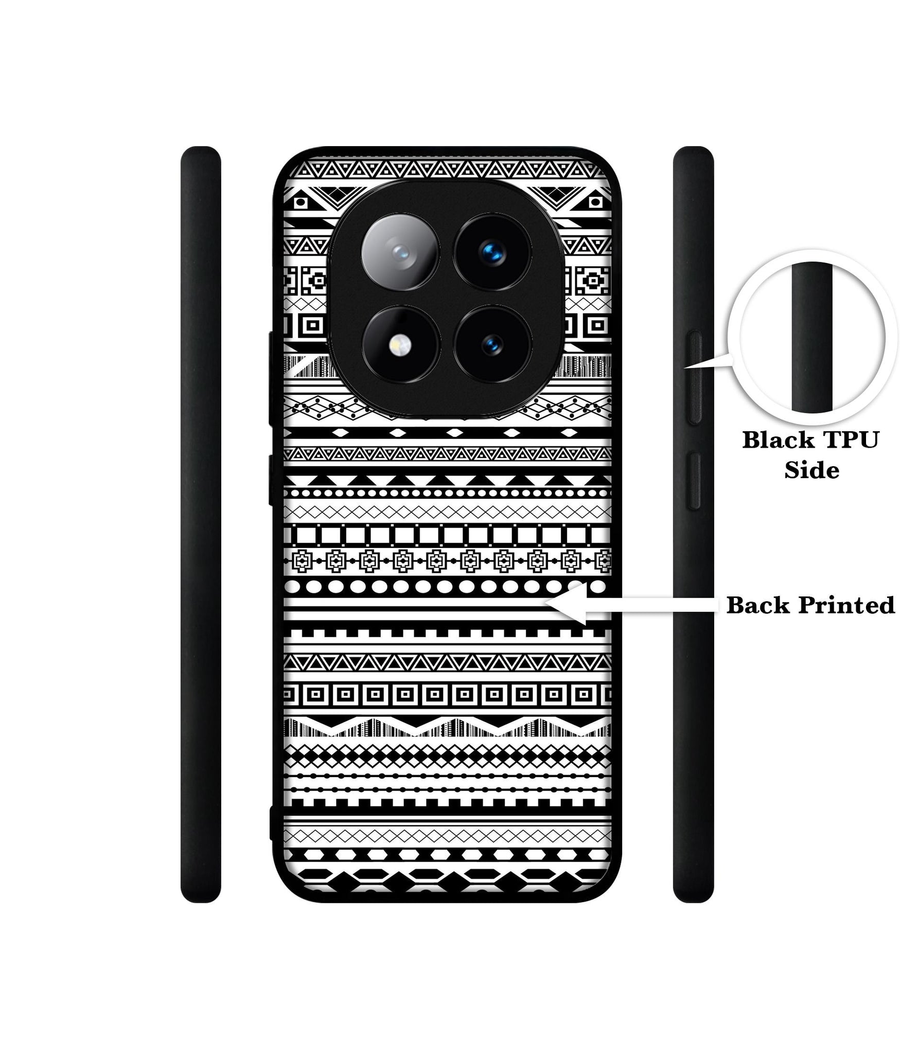 Black & White Patterns Design Designer 2D Printed Back Case Cover for Mi Redmi Note 14 Pro Plus 5G