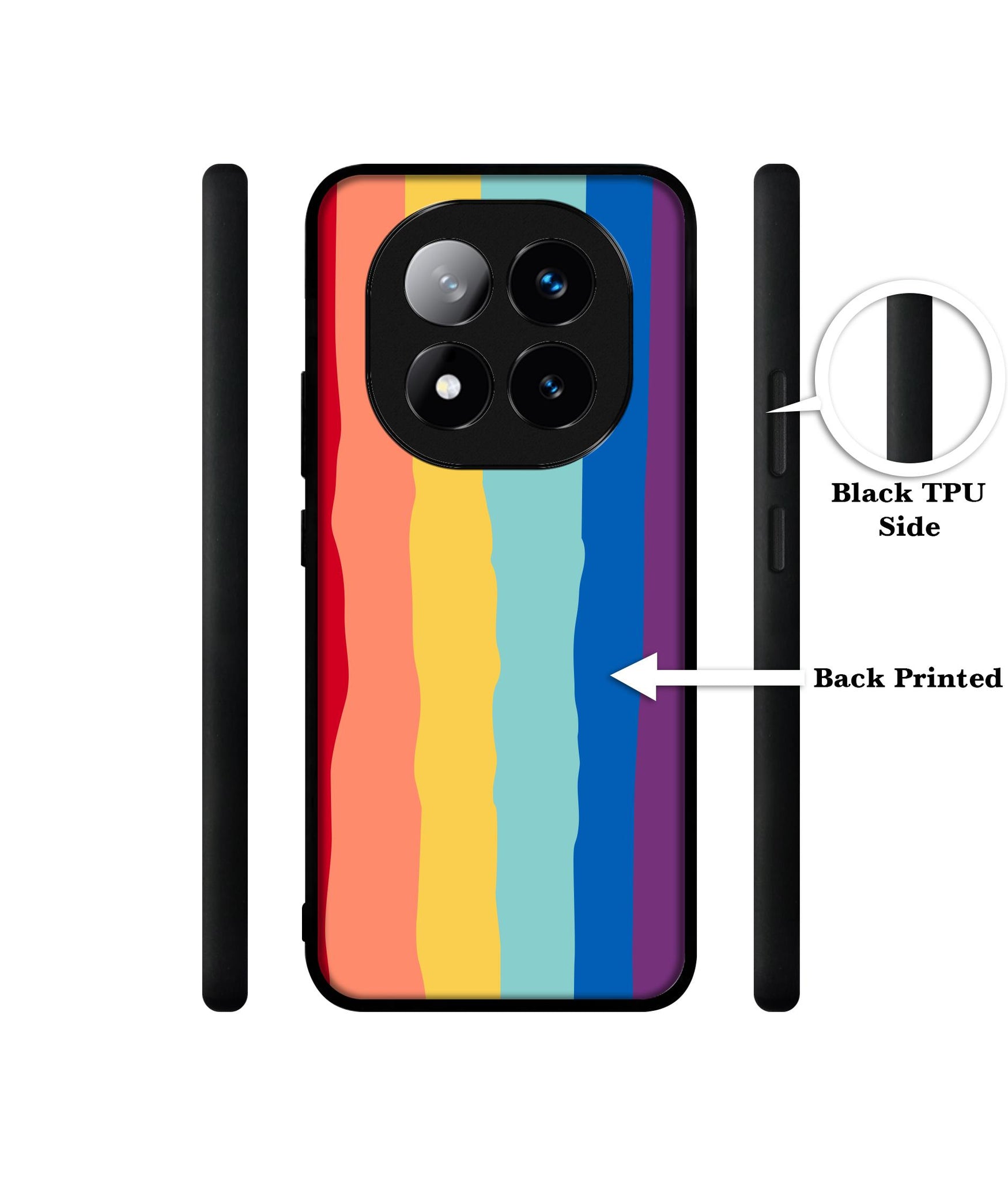 Rainbow Design Designer 2D Printed Back Case Cover for Mi Redmi Note 14 Pro Plus 5G