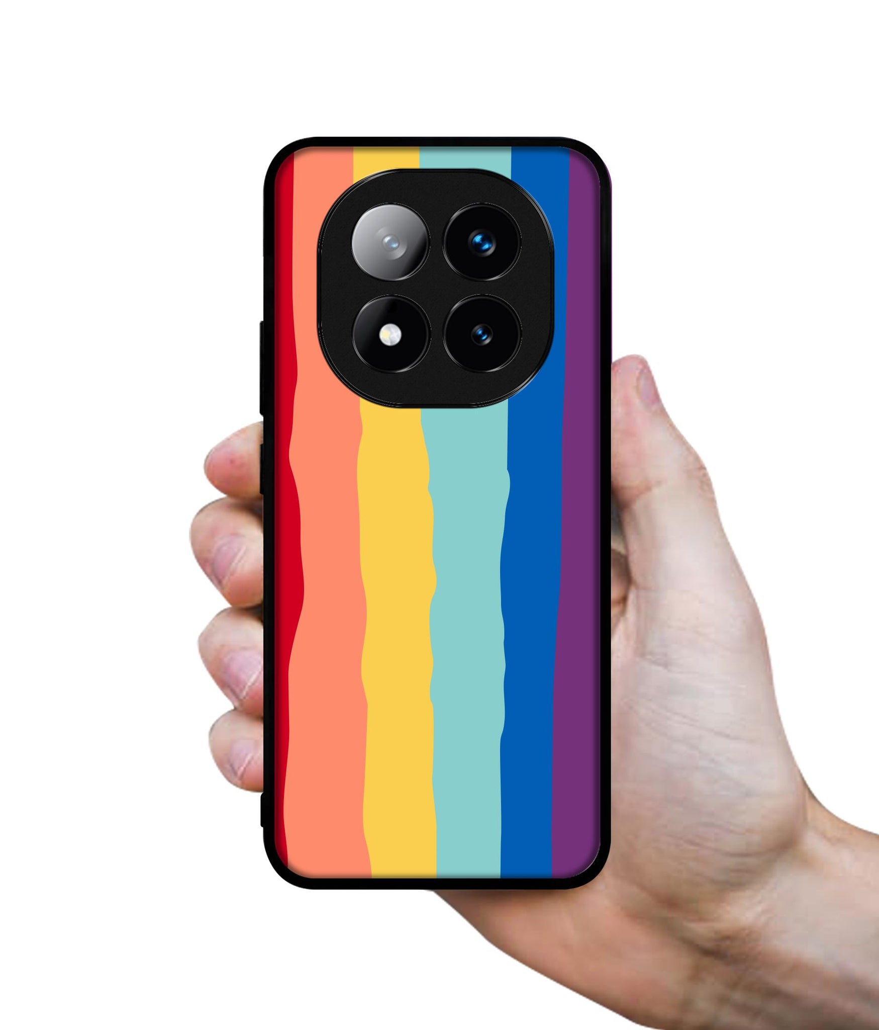 Rainbow Design Designer 2D Printed Back Case Cover for Mi Redmi Note 14 Pro Plus 5G