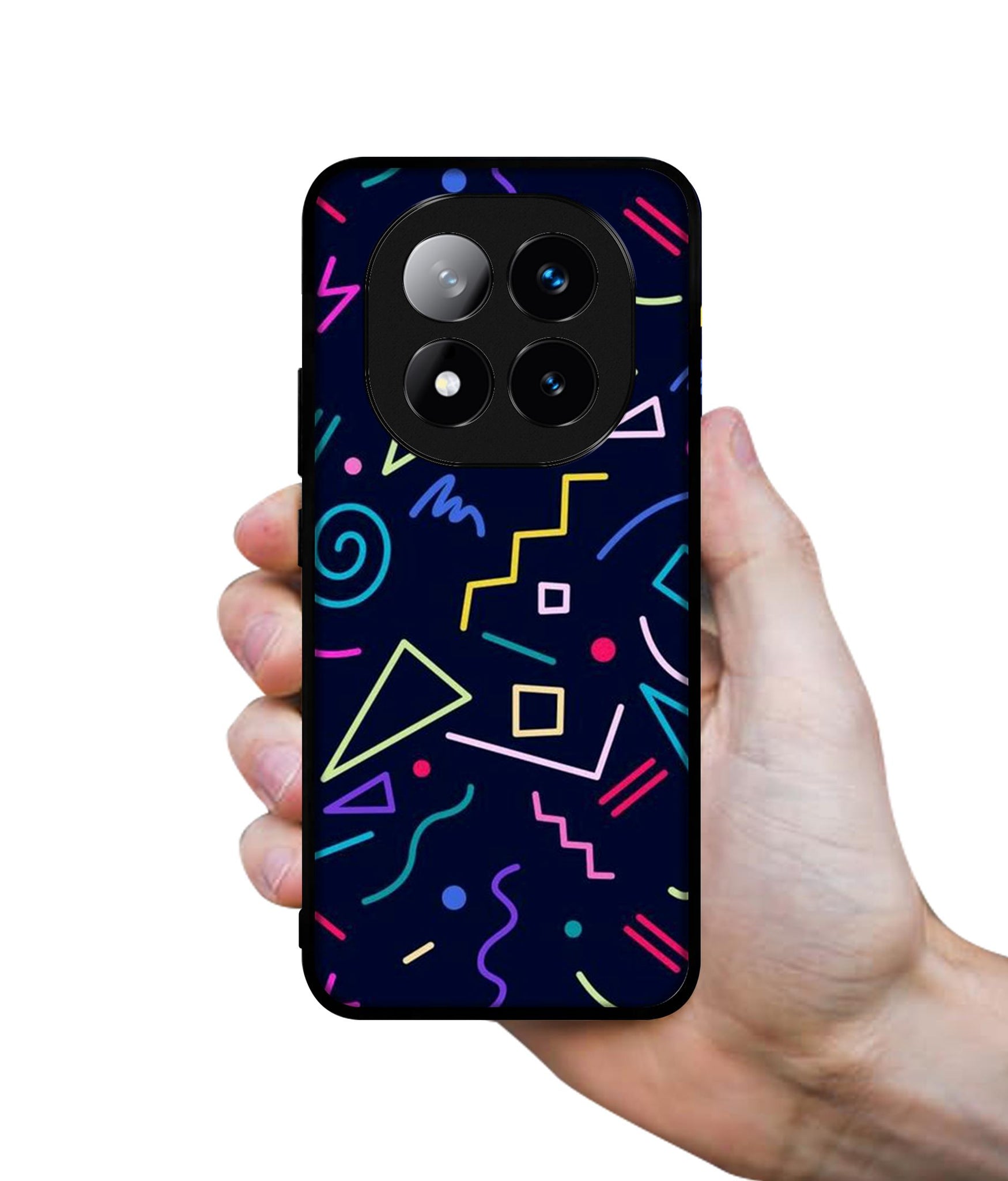 Retro Abstract Design Designer 2D Printed Back Case Cover for Mi Redmi Note 14 Pro Plus 5G
