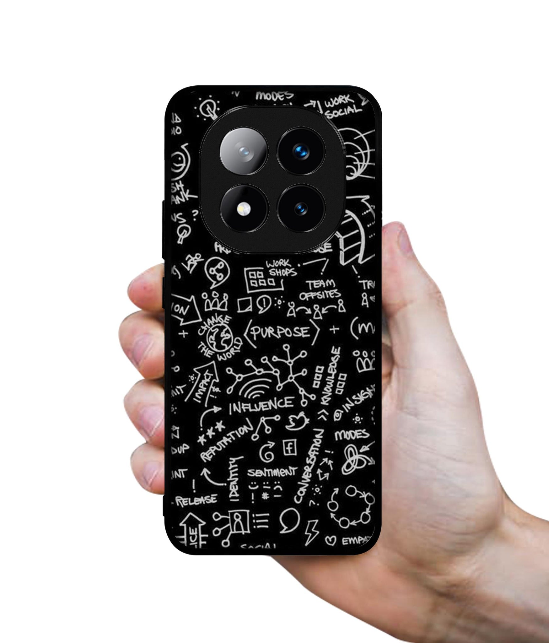 Formulas Design Designer 2D Printed Back Case Cover for Mi Redmi Note 14 Pro Plus 5G