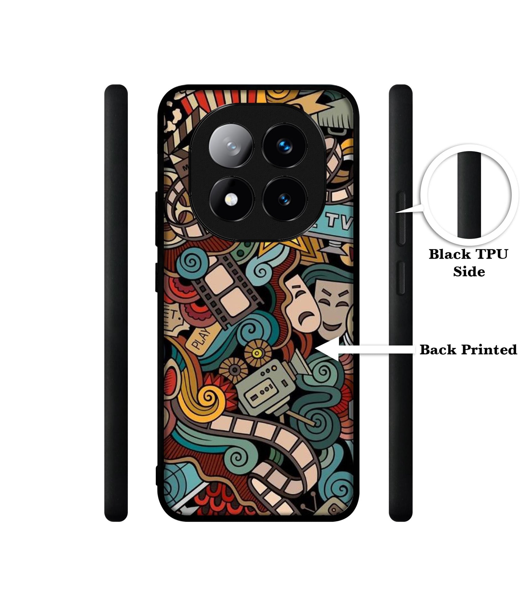 Movies Design Designer 2D Printed Back Case Cover for Mi Redmi Note 14 Pro Plus 5G