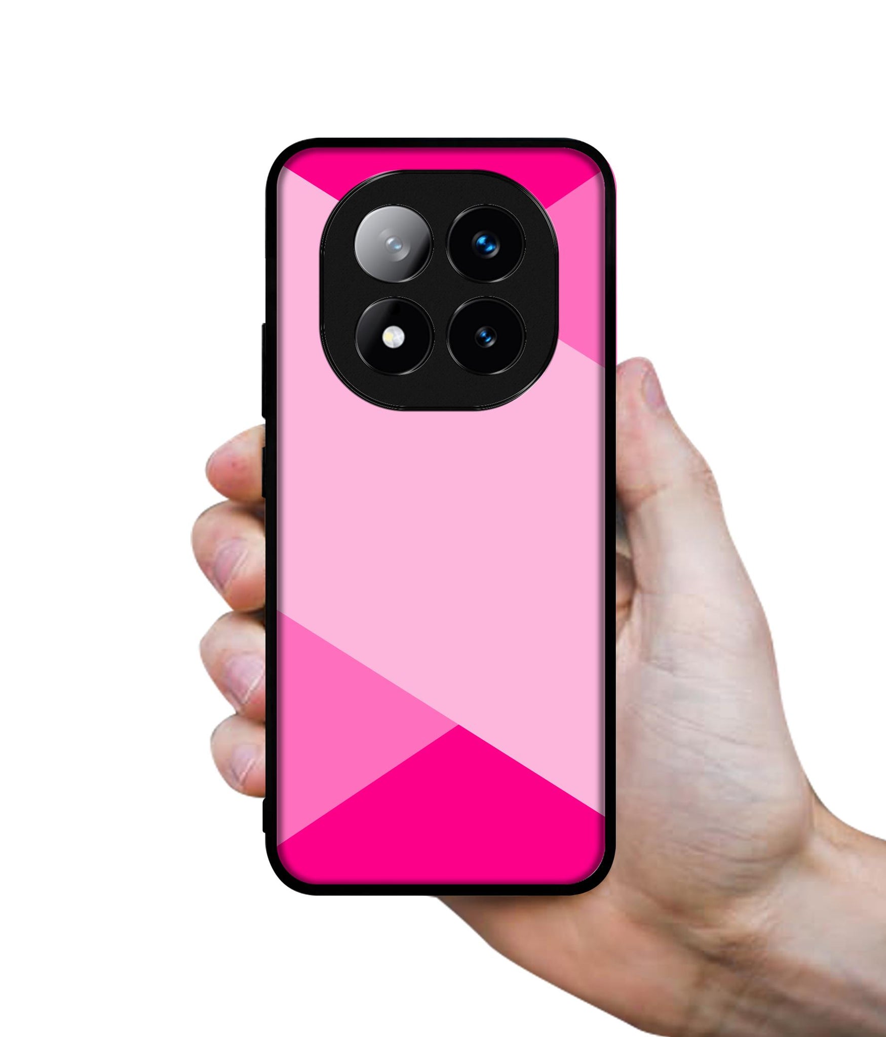 Pink Cross Vector Design Designer 2D Printed Back Case Cover for Mi Redmi Note 14 Pro Plus 5G