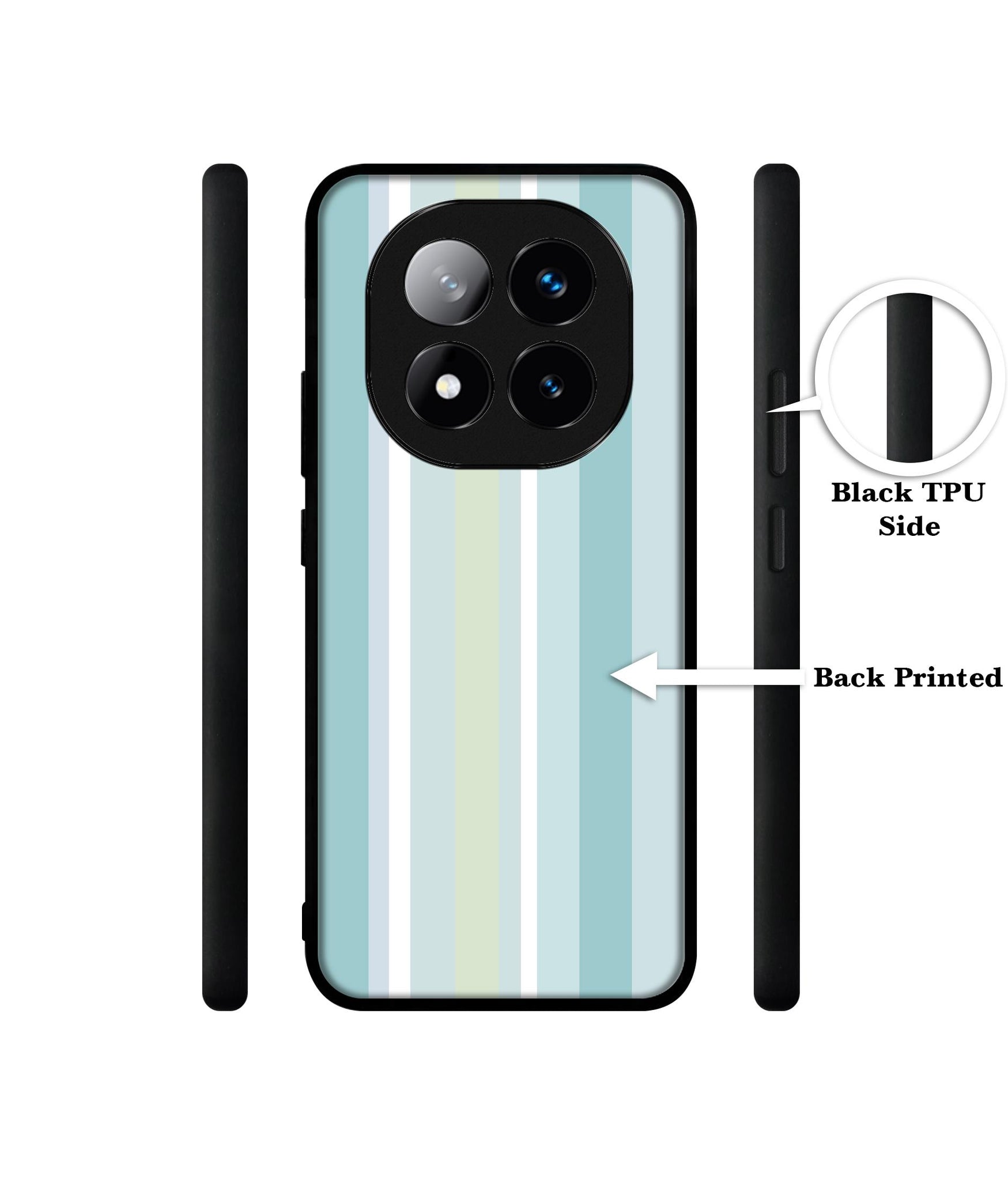 Light Green Stripes Design Designer 2D Printed Back Case Cover for Mi Redmi Note 14 Pro Plus 5G