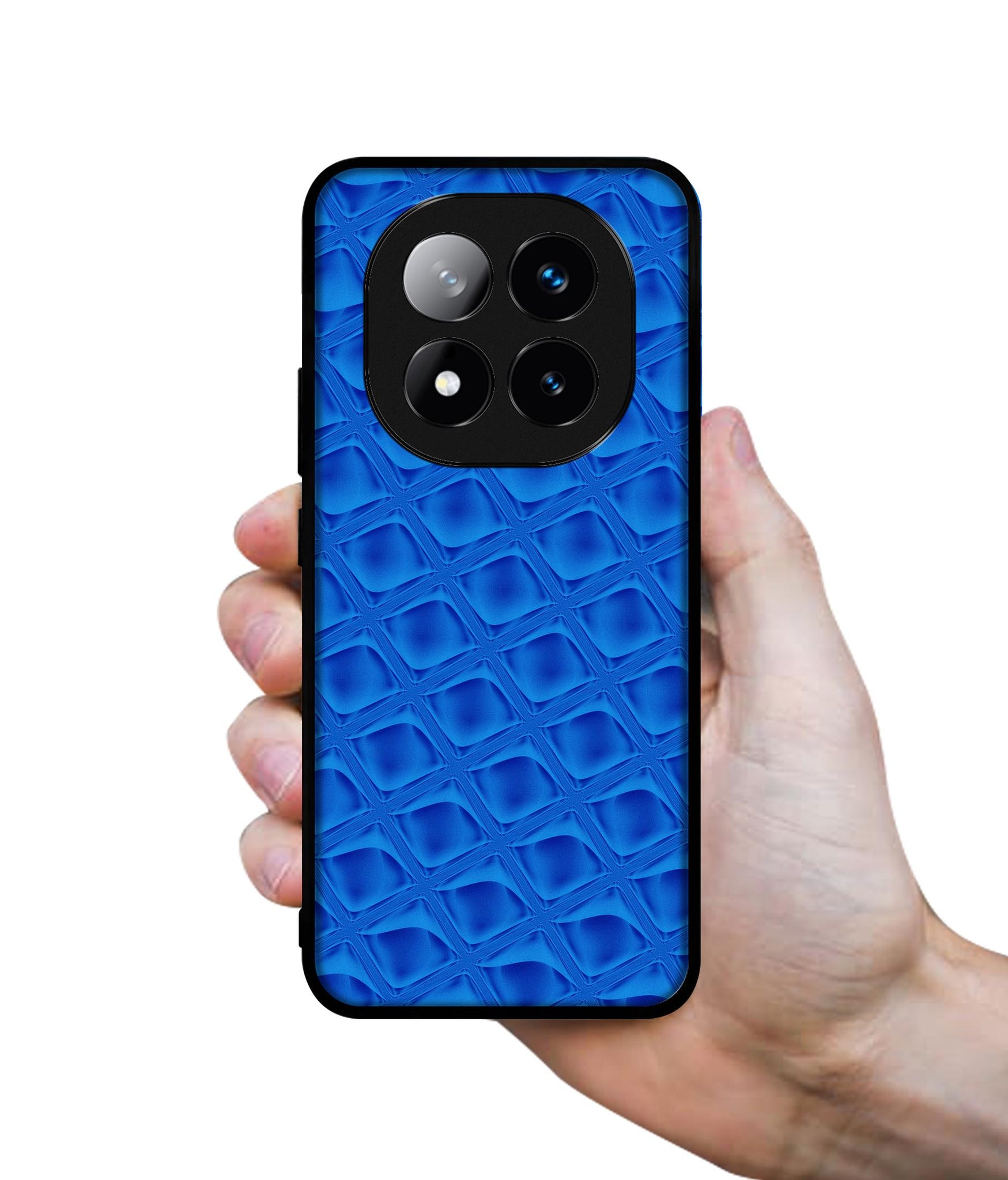Blue Diamond Design Designer 2D Printed Back Case Cover for Mi Redmi Note 14 Pro Plus 5G