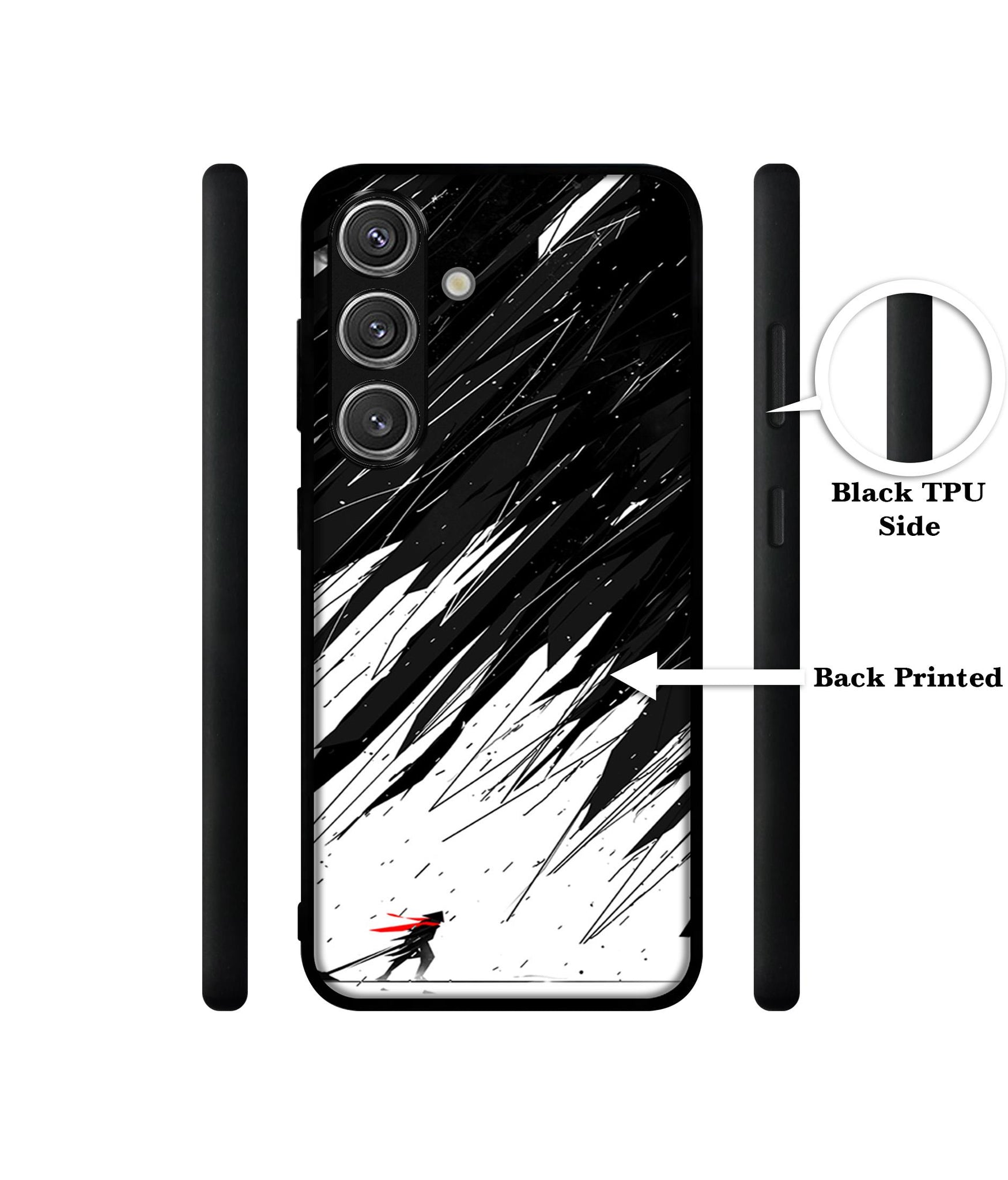 Geometric Strom Design Designer 2D Printed Back Case Cover for Samsung Galaxy S25 Plus 5G