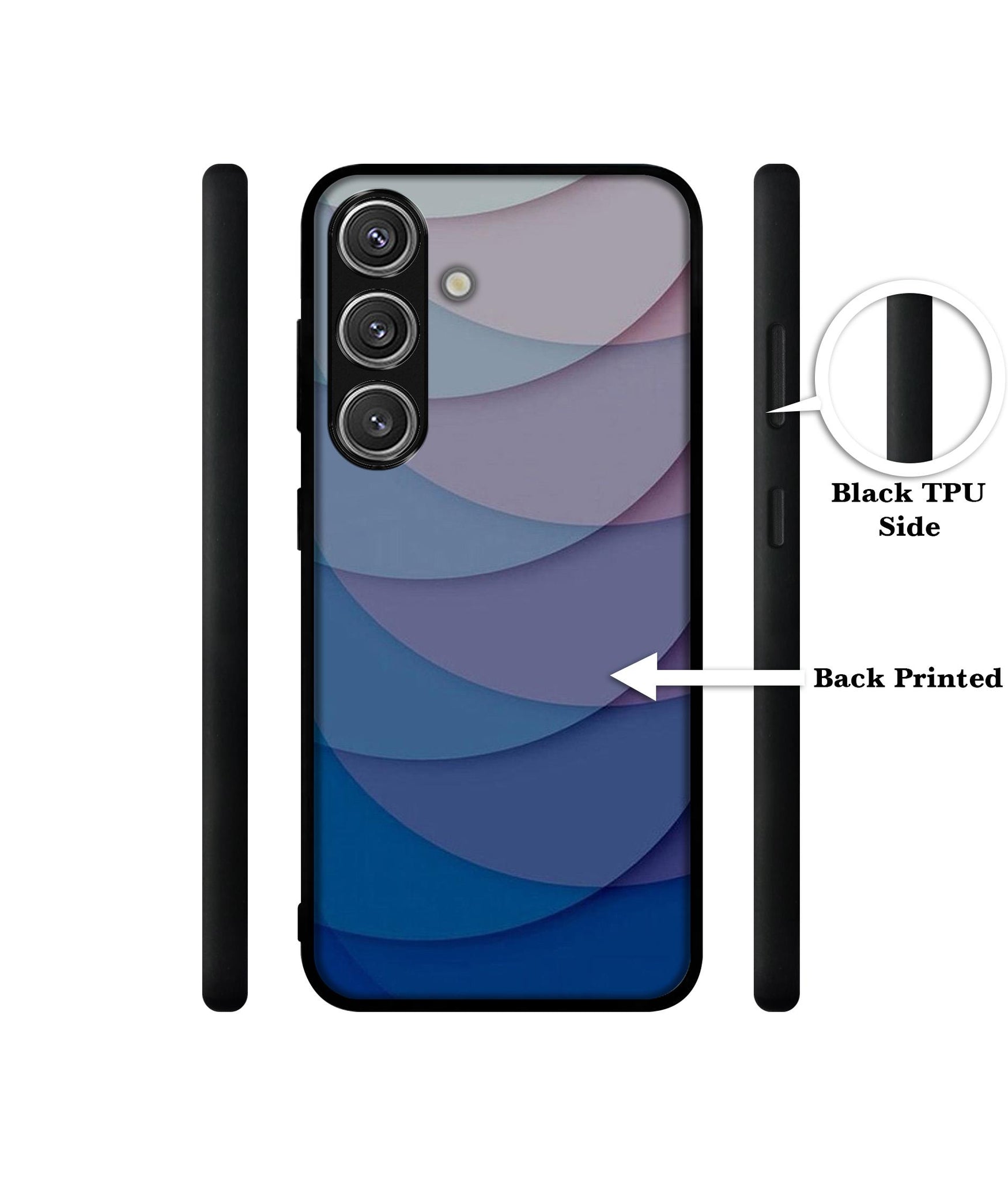 Waves Pattern Print Design Designer 2D Printed Back Case Cover for Samsung Galaxy S25 Plus 5G