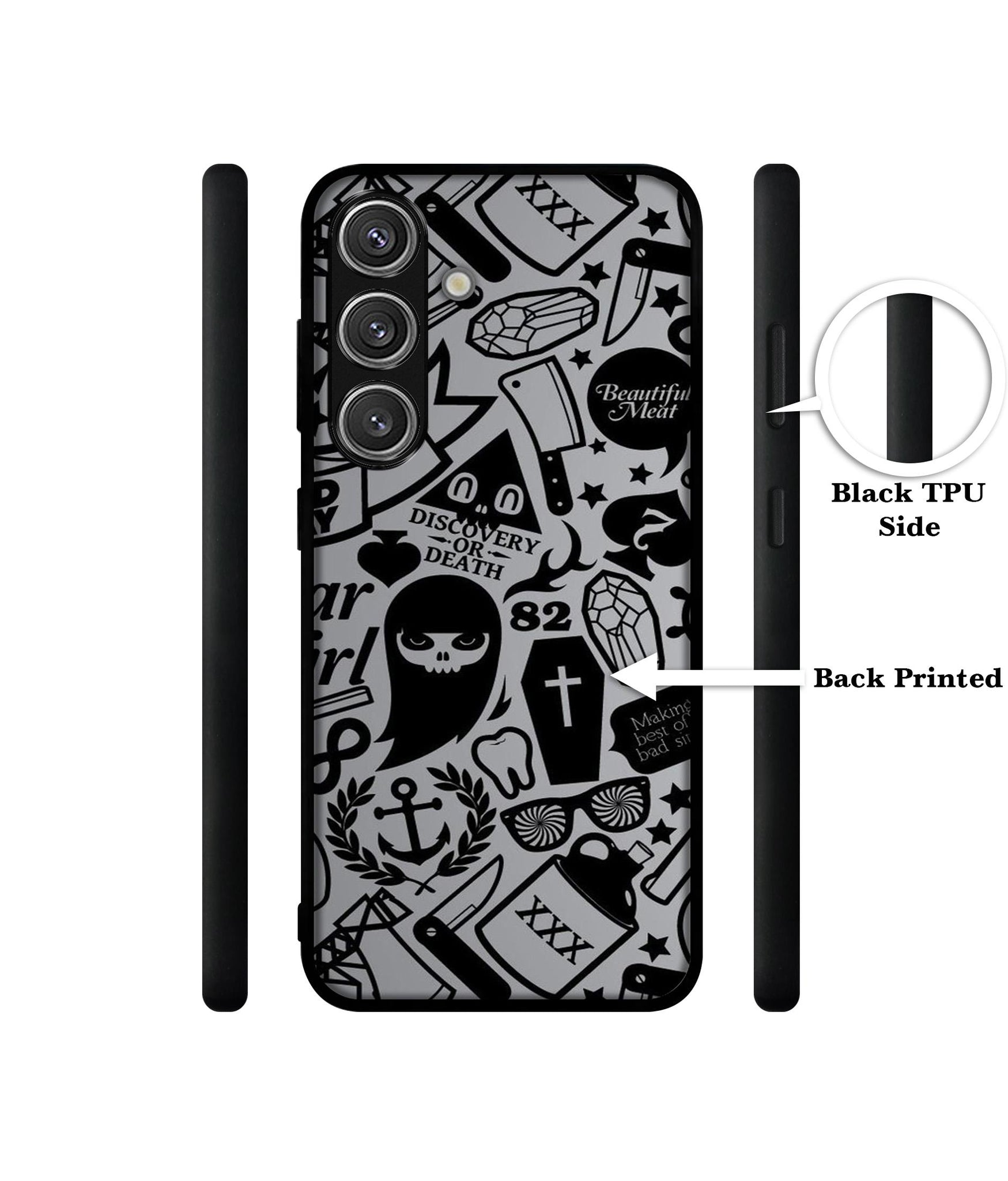 Discover Or Death Design Designer 2D Printed Back Case Cover for Samsung Galaxy S25 Plus 5G