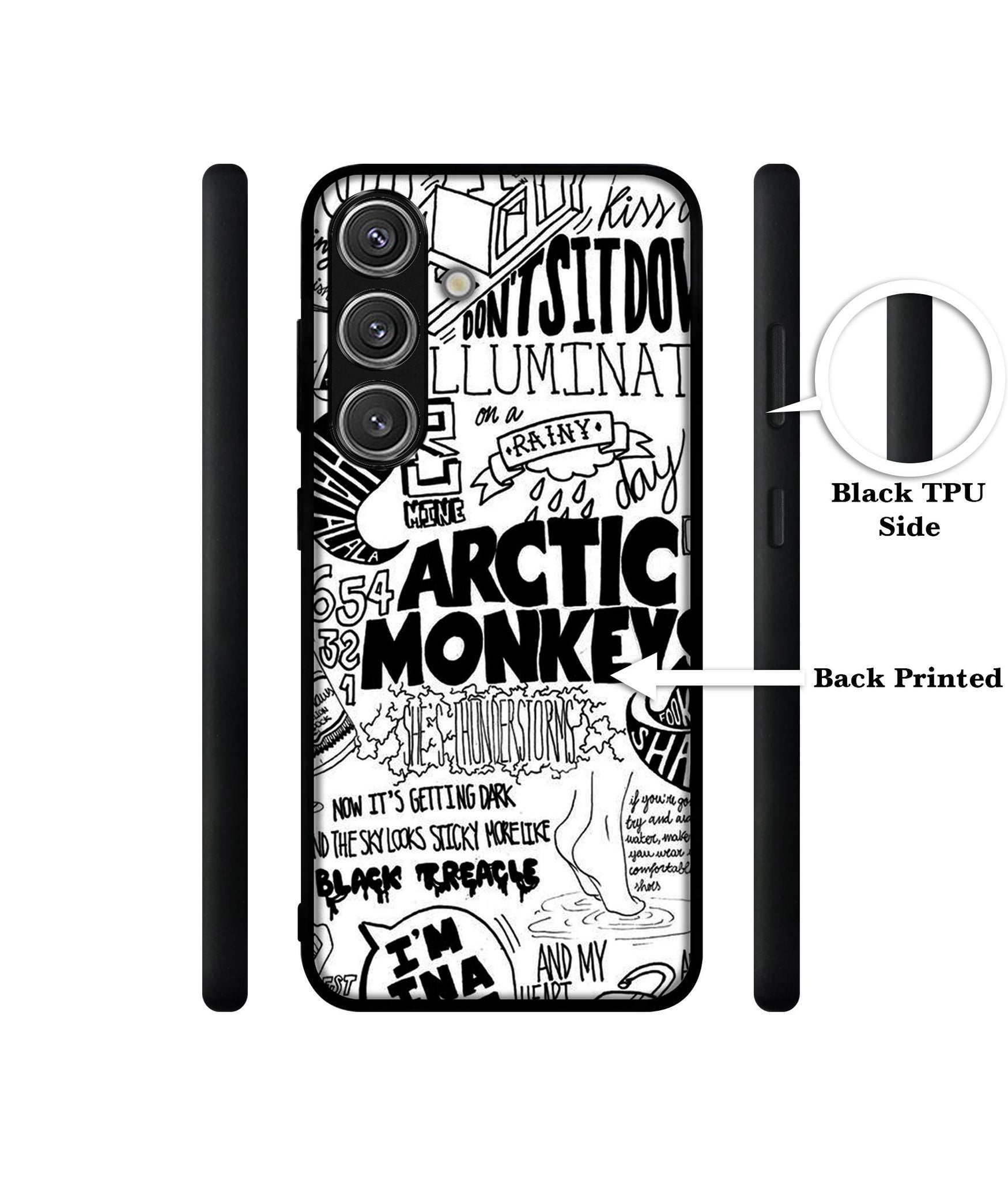 Arctic Monkeys Pattern Design Designer 2D Printed Back Case Cover for Samsung Galaxy S25 Plus 5G