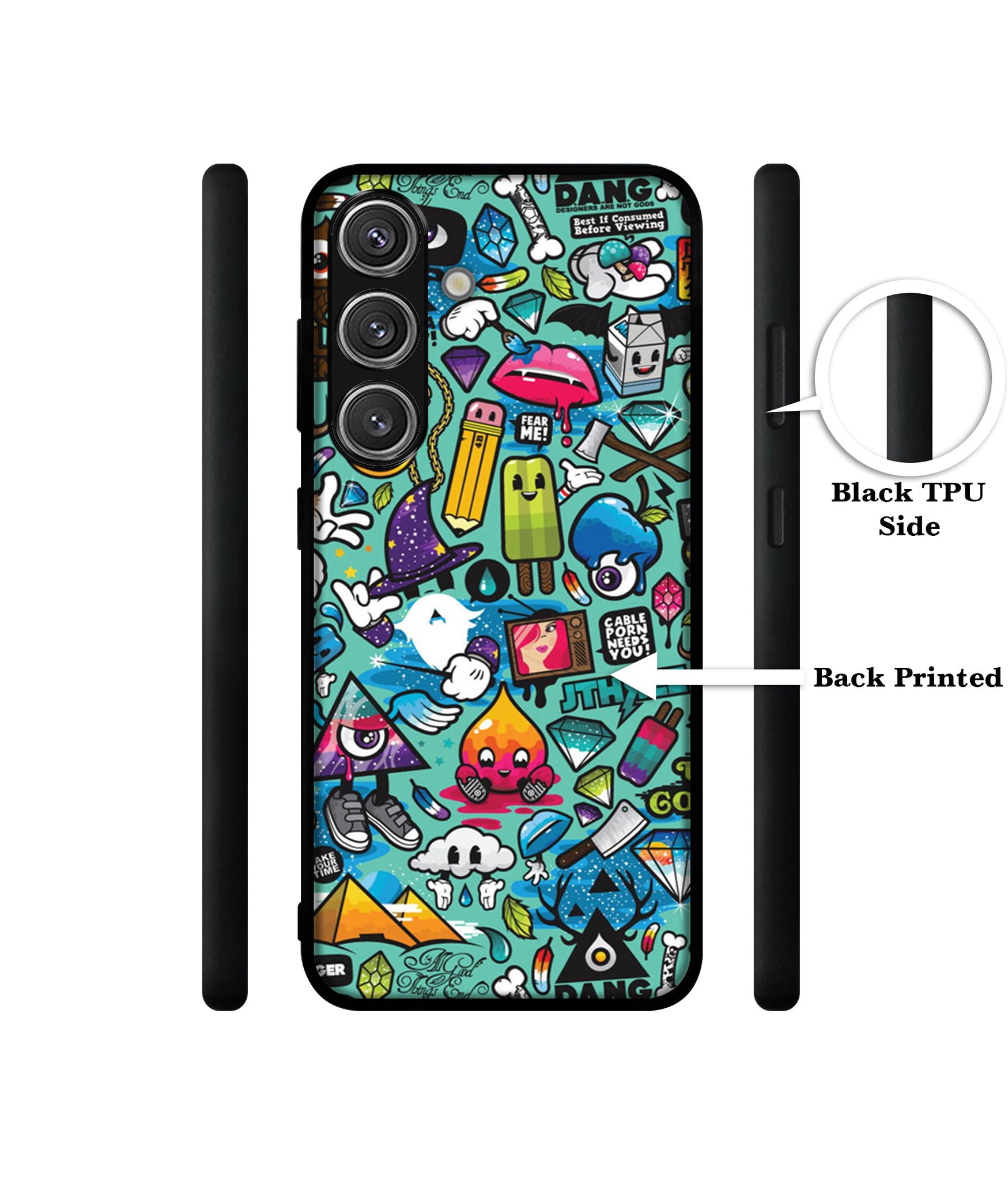 Crazy Design Designer 2D Printed Back Case Cover for Samsung Galaxy S25 Plus 5G