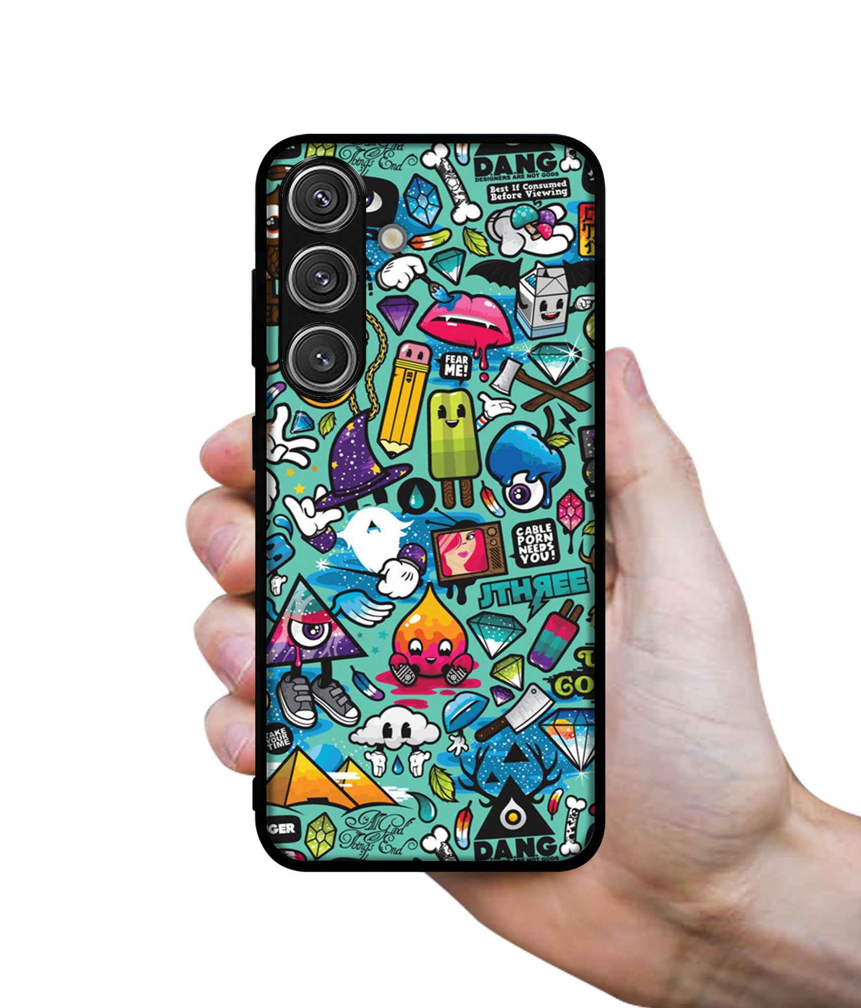 Crazy Design Designer 2D Printed Back Case Cover for Samsung Galaxy S25 Plus 5G