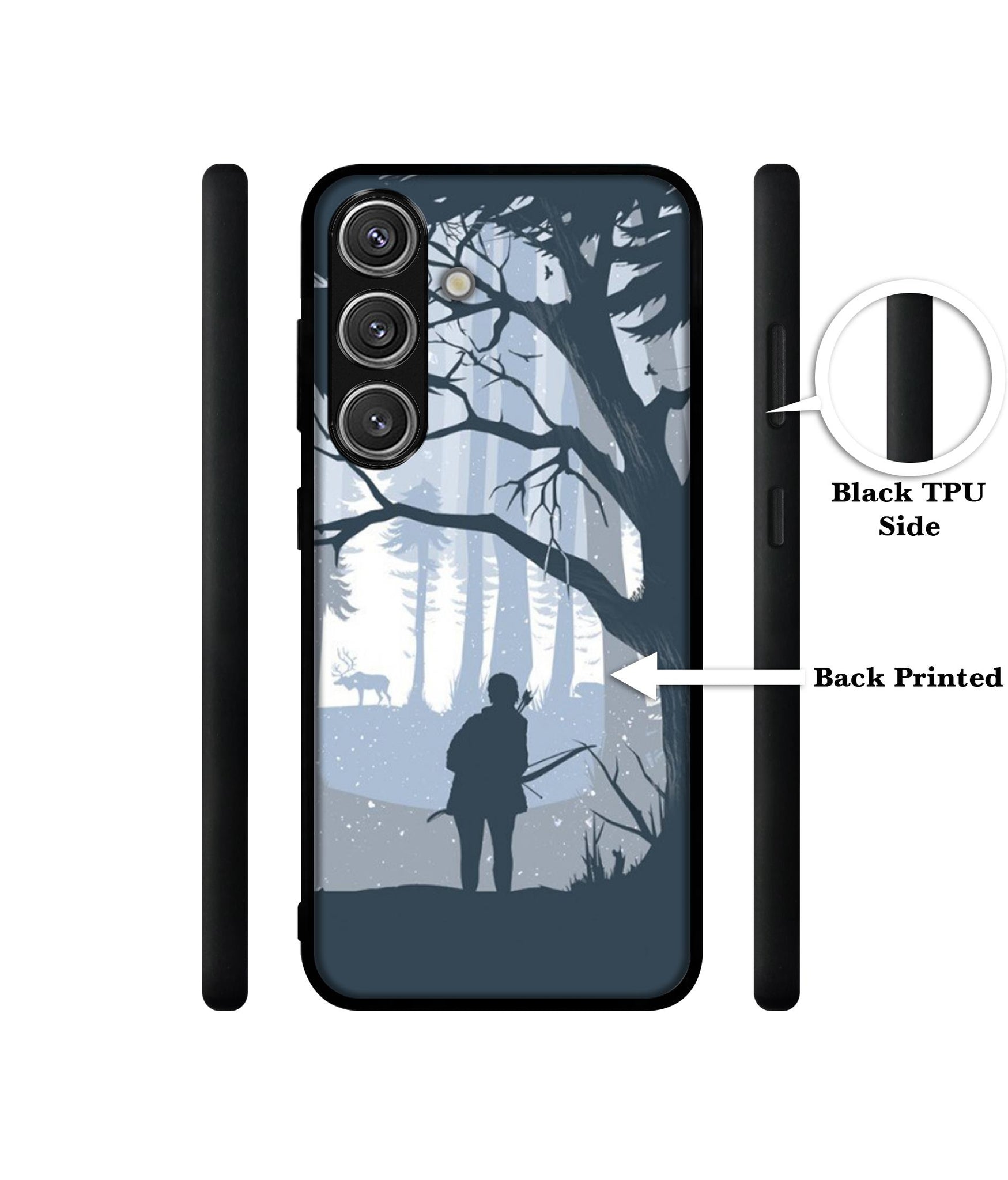 Hunter Design Designer 2D Printed Back Case Cover for Samsung Galaxy S25 Plus 5G