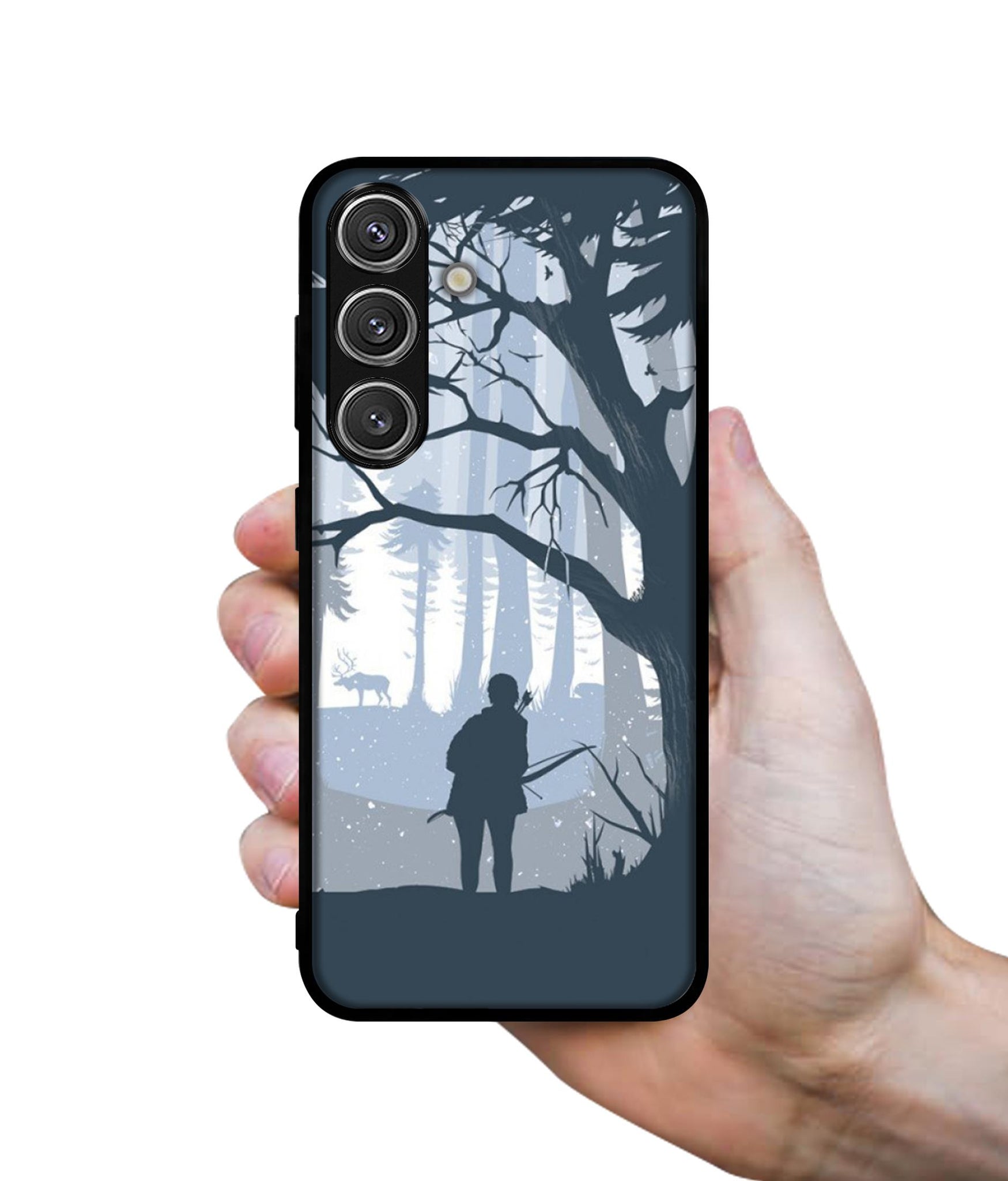 Hunter Design Designer 2D Printed Back Case Cover for Samsung Galaxy S25 Plus 5G