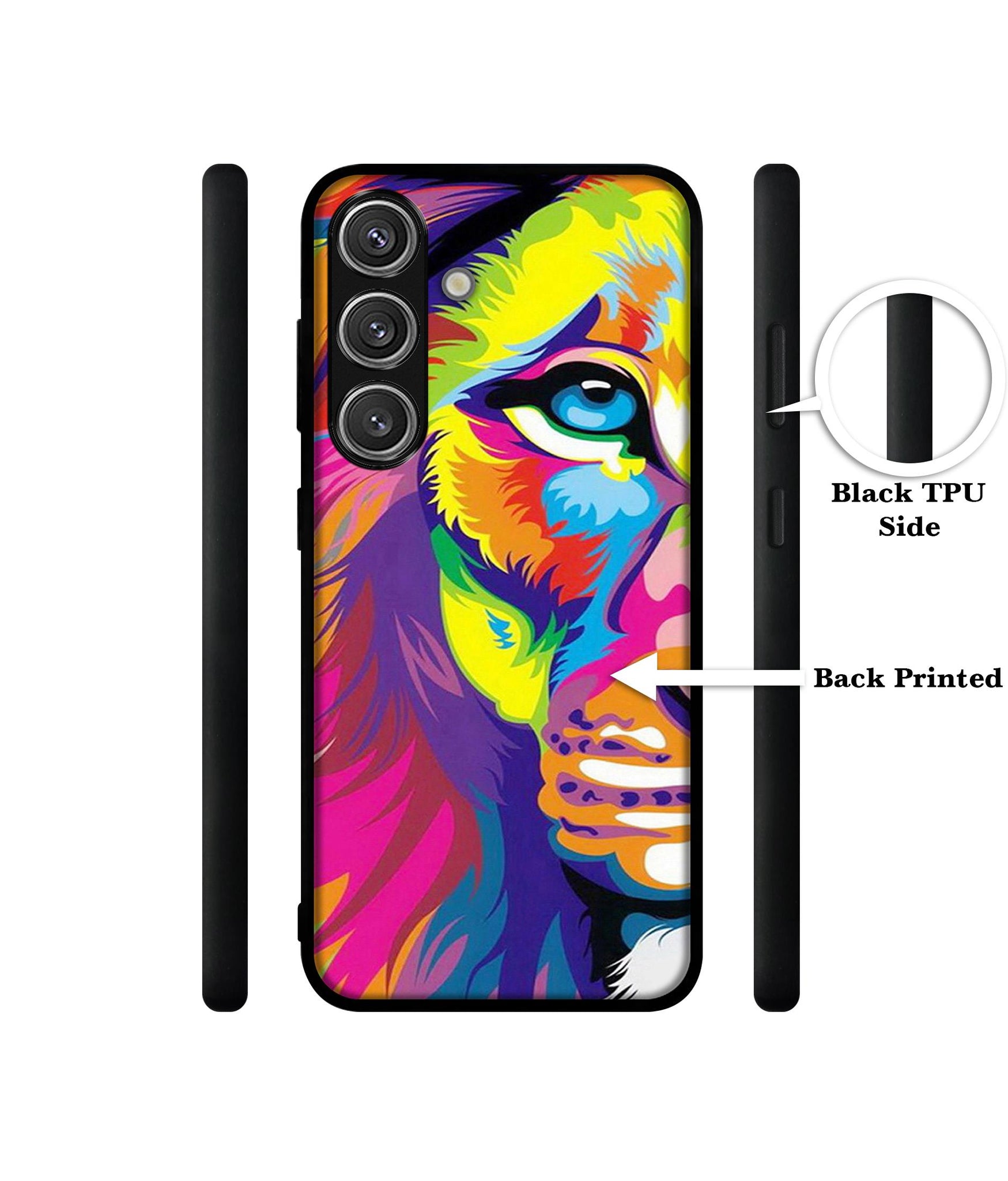Lion Design Designer 2D Printed Back Case Cover for Samsung Galaxy S25 Plus 5G