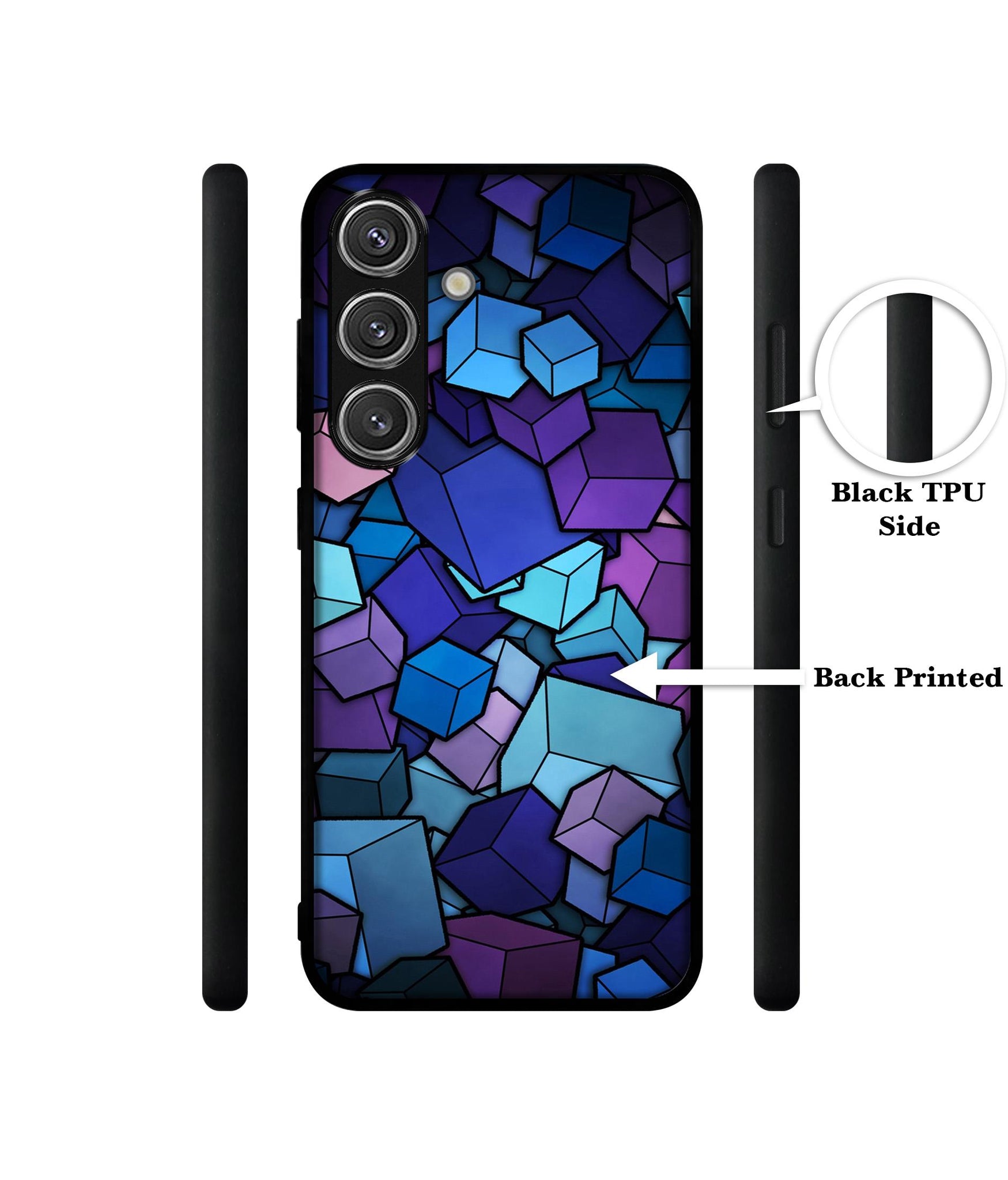 Color Box Design Designer 2D Printed Back Case Cover for Samsung Galaxy S25 Plus 5G