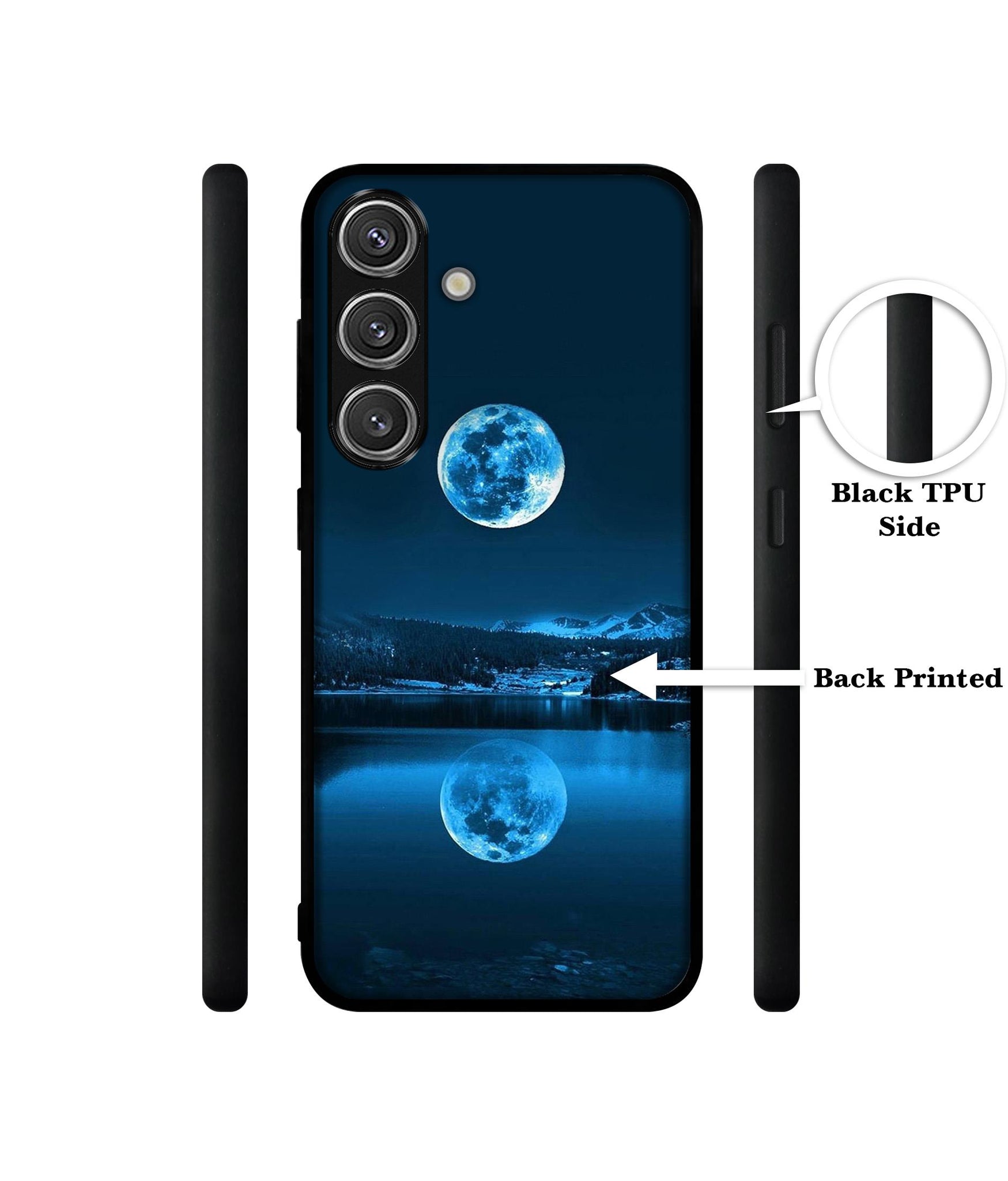 Moon Pattern Print Design Designer 2D Printed Back Case Cover for Samsung Galaxy S25 Plus 5G