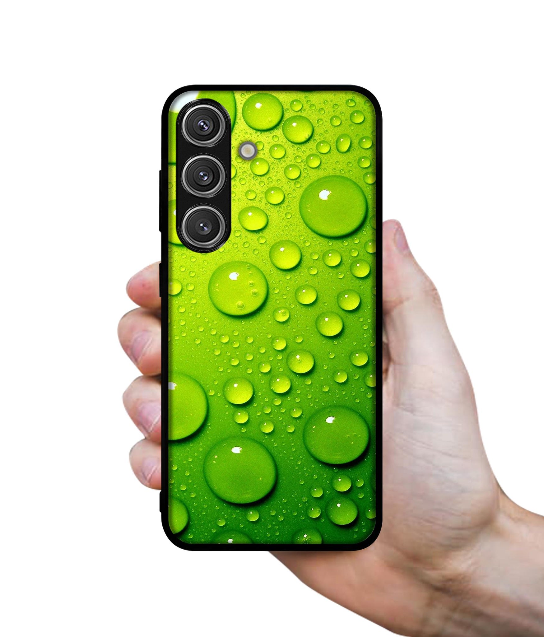 Green Bubbles Design Designer 2D Printed Back Case Cover for Samsung Galaxy S25 Plus 5G