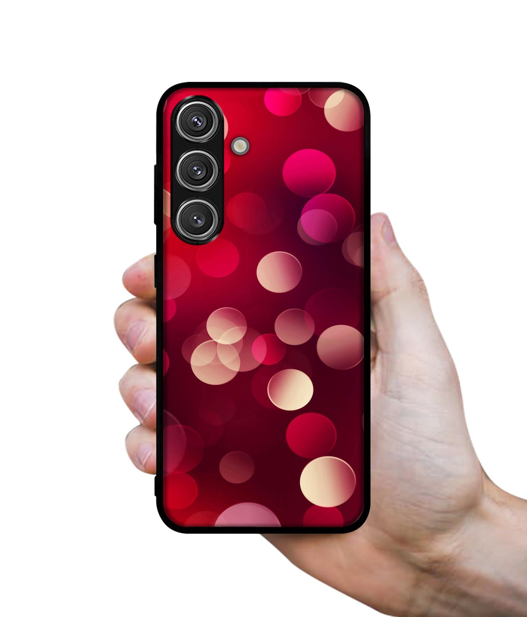 3D Circles Design Designer 2D Printed Back Case Cover for Samsung Galaxy S25 Plus 5G